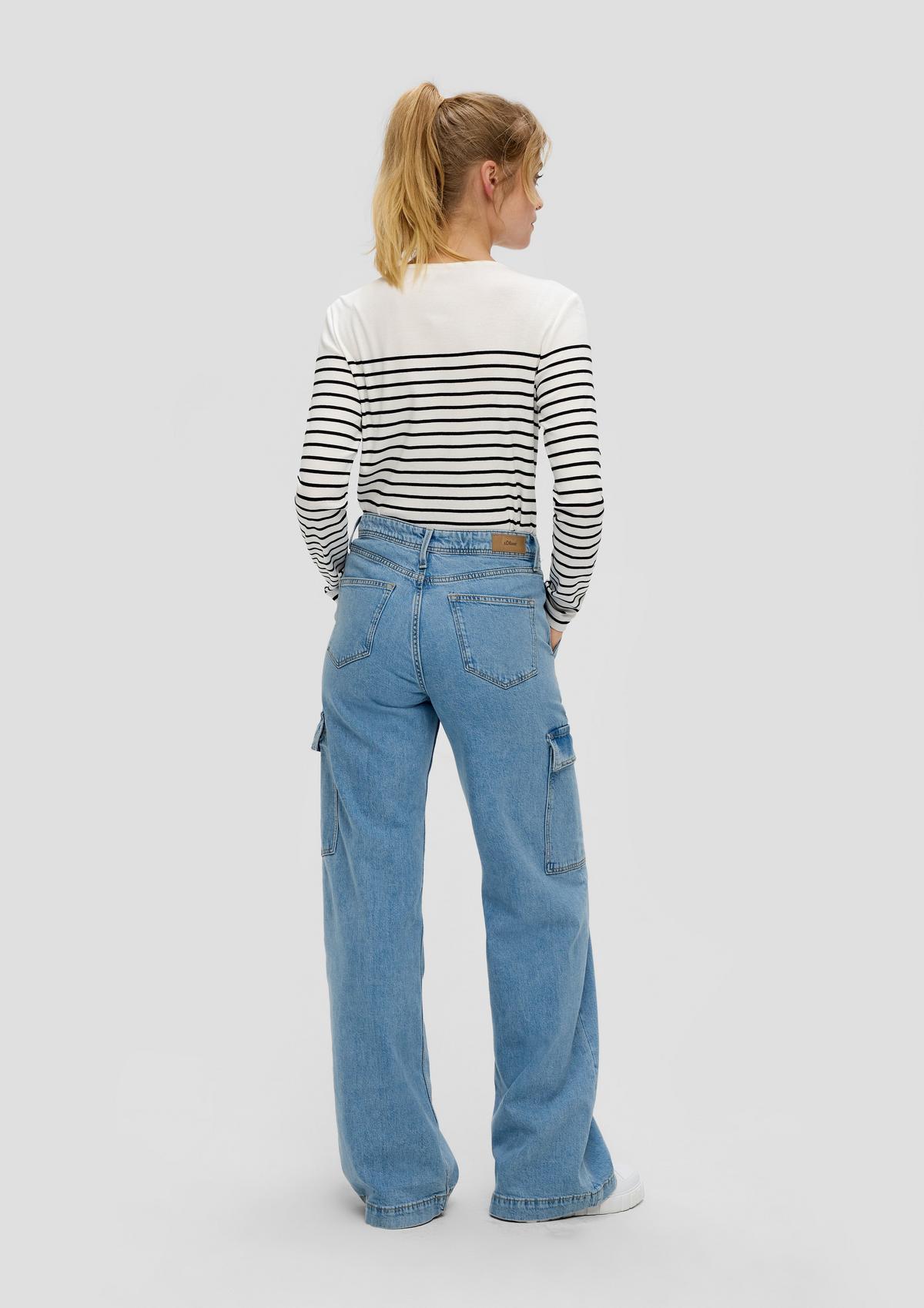 s.Oliver Suri jeans / mid rise / wide leg / cargo pockets