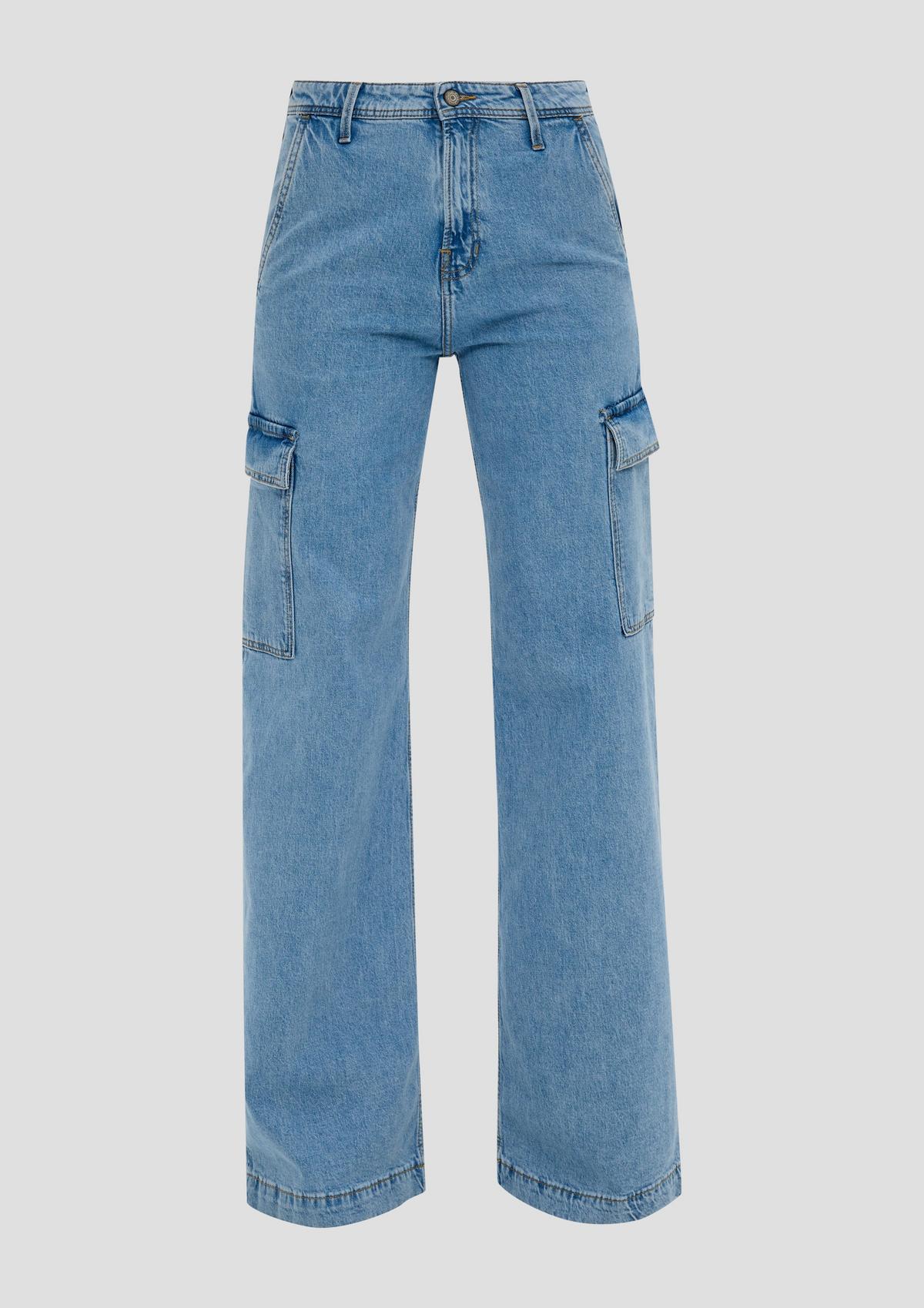 s.Oliver Suri jeans / mid rise / wide leg / cargo pockets