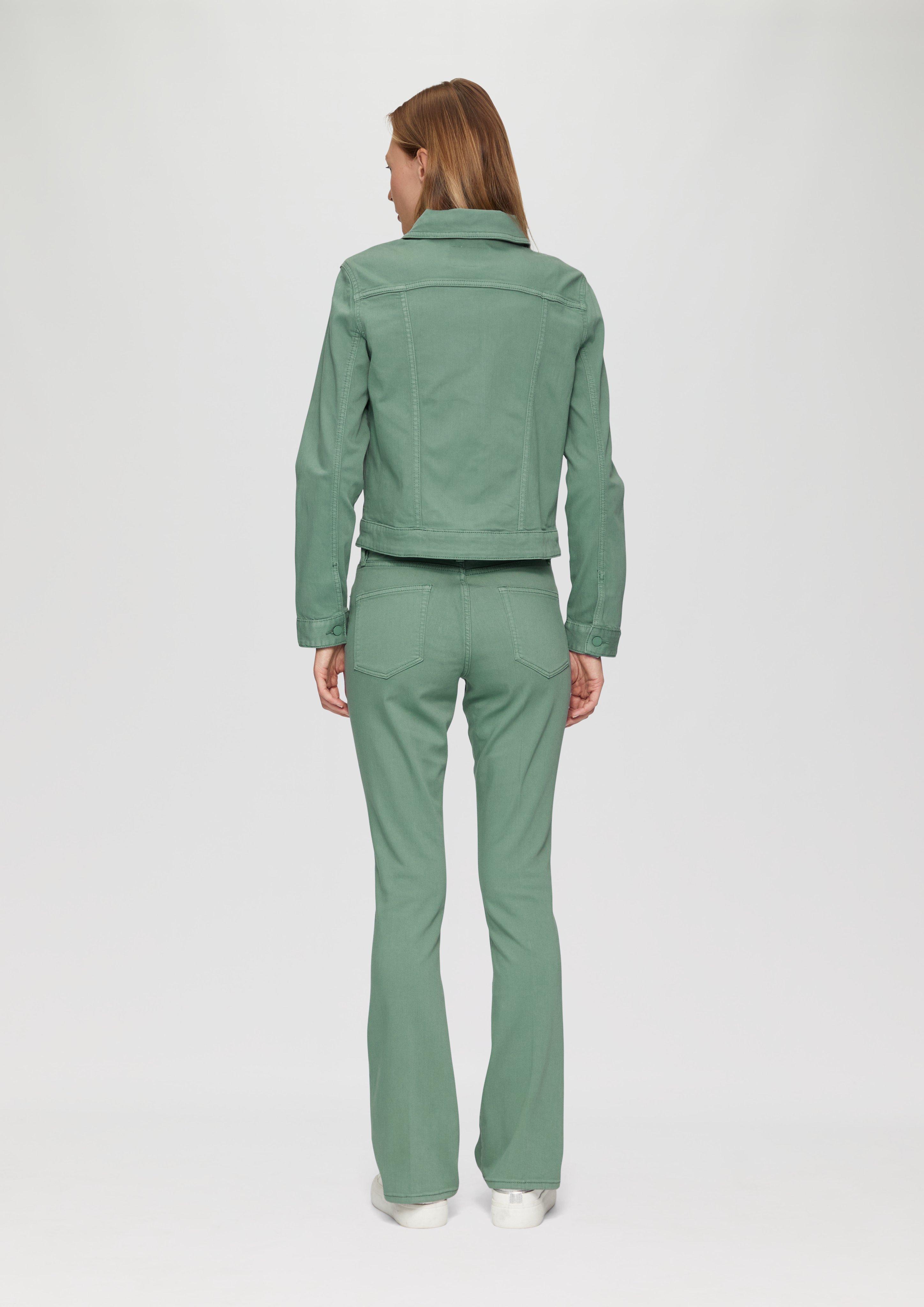 Denim jacket made of a viscose blend - coral | s.Oliver