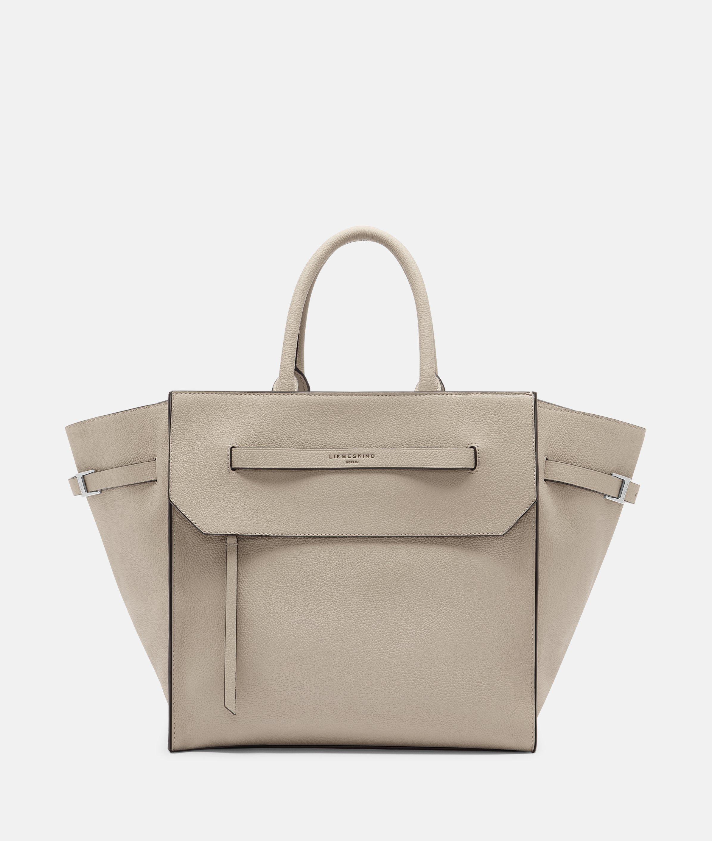 Liebeskind Berlin - Große Handtasche aus Rindsleder -  Beige