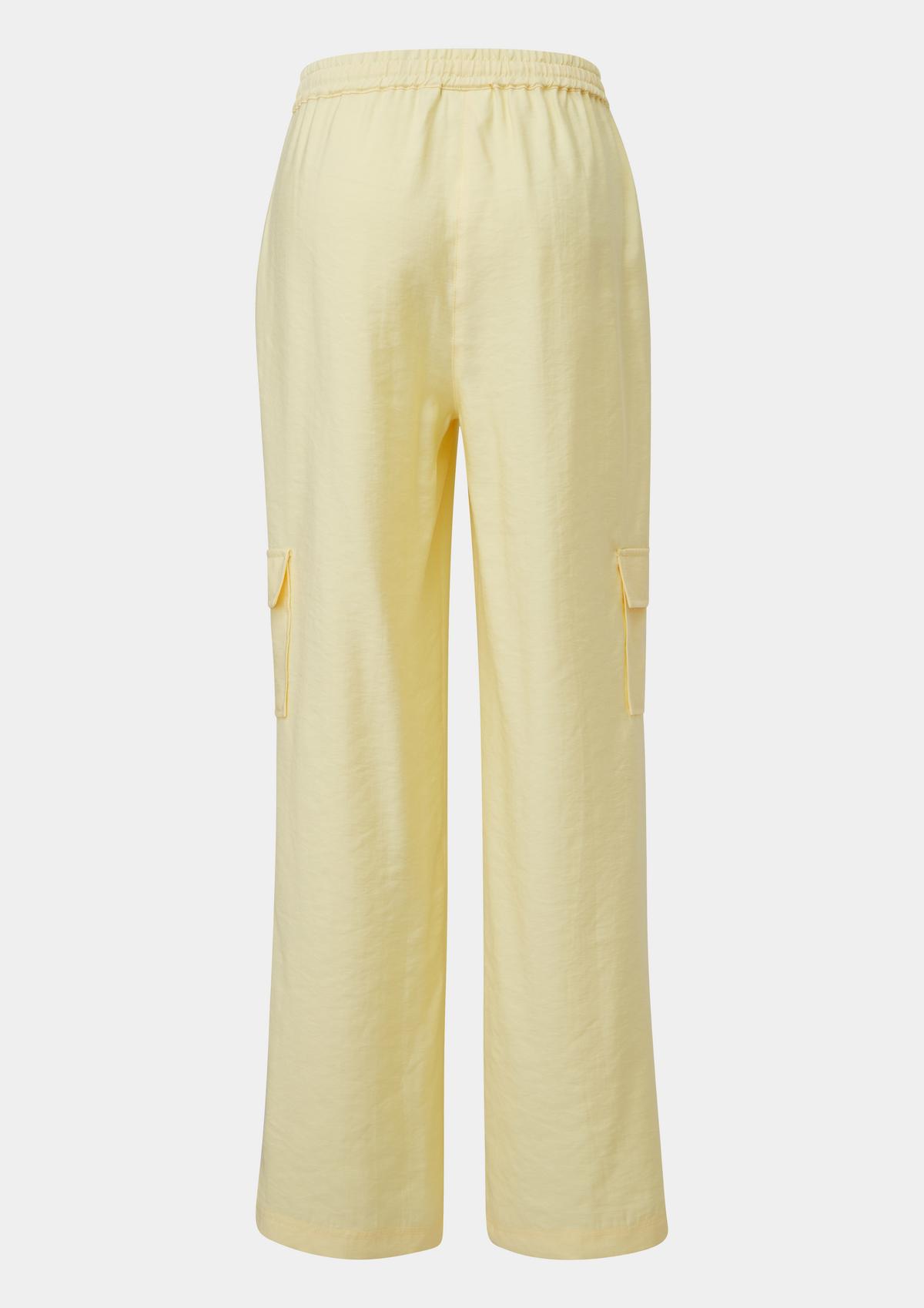 comma Wide-leg trousers with cargo pockets