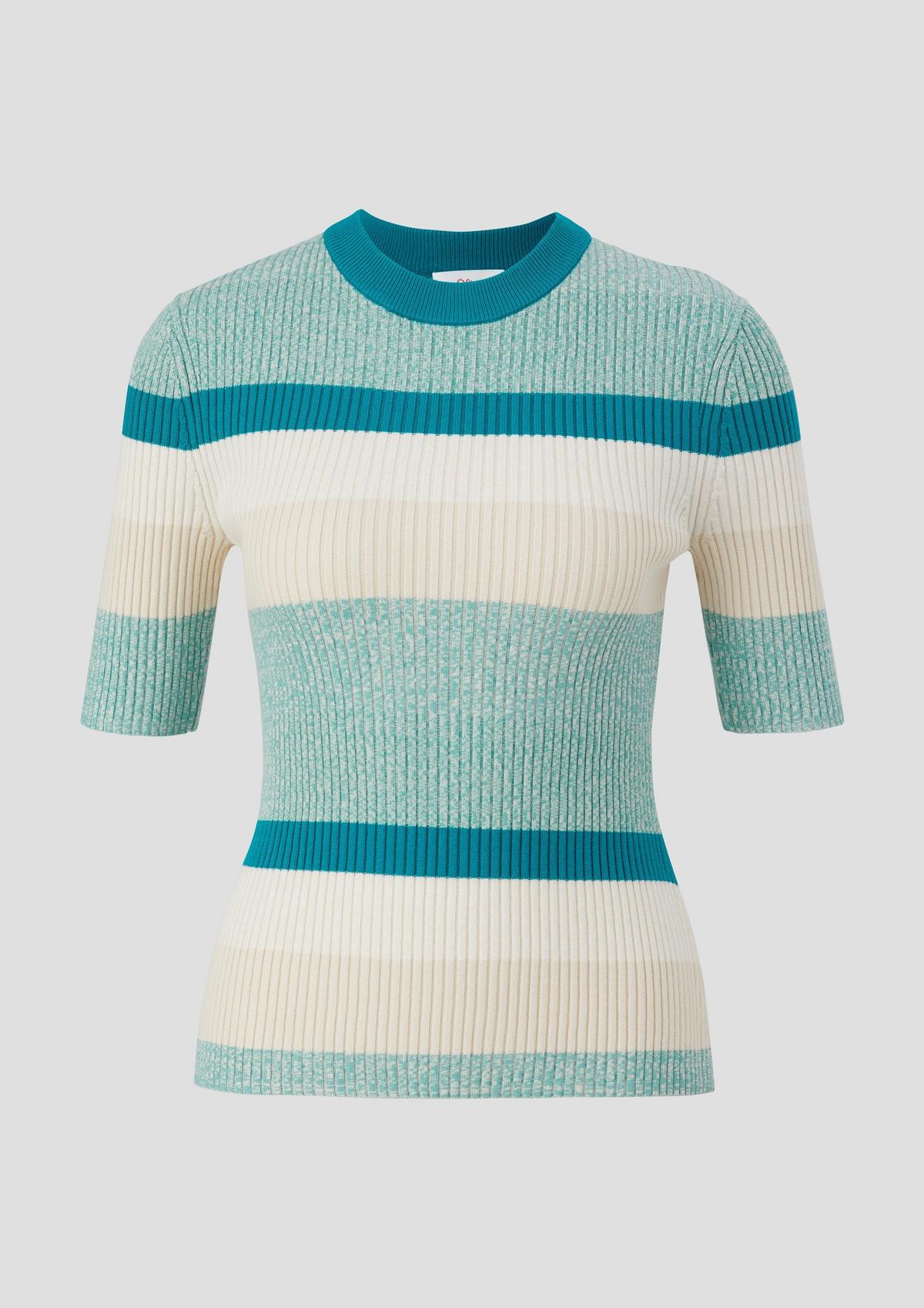s.Oliver Knitted top with a ribbed texture