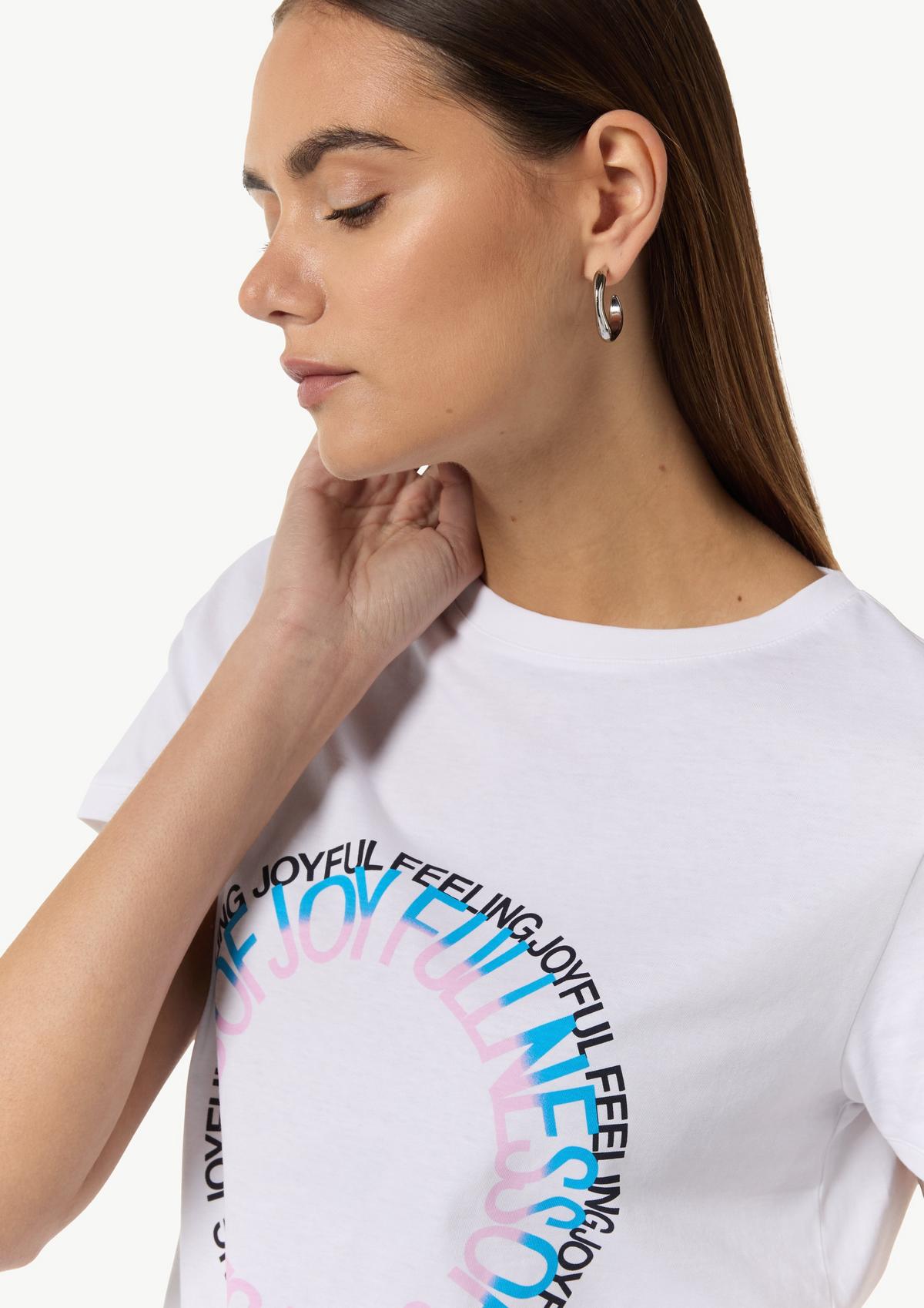 comma T-shirt en jersey à imprimé sur le devant