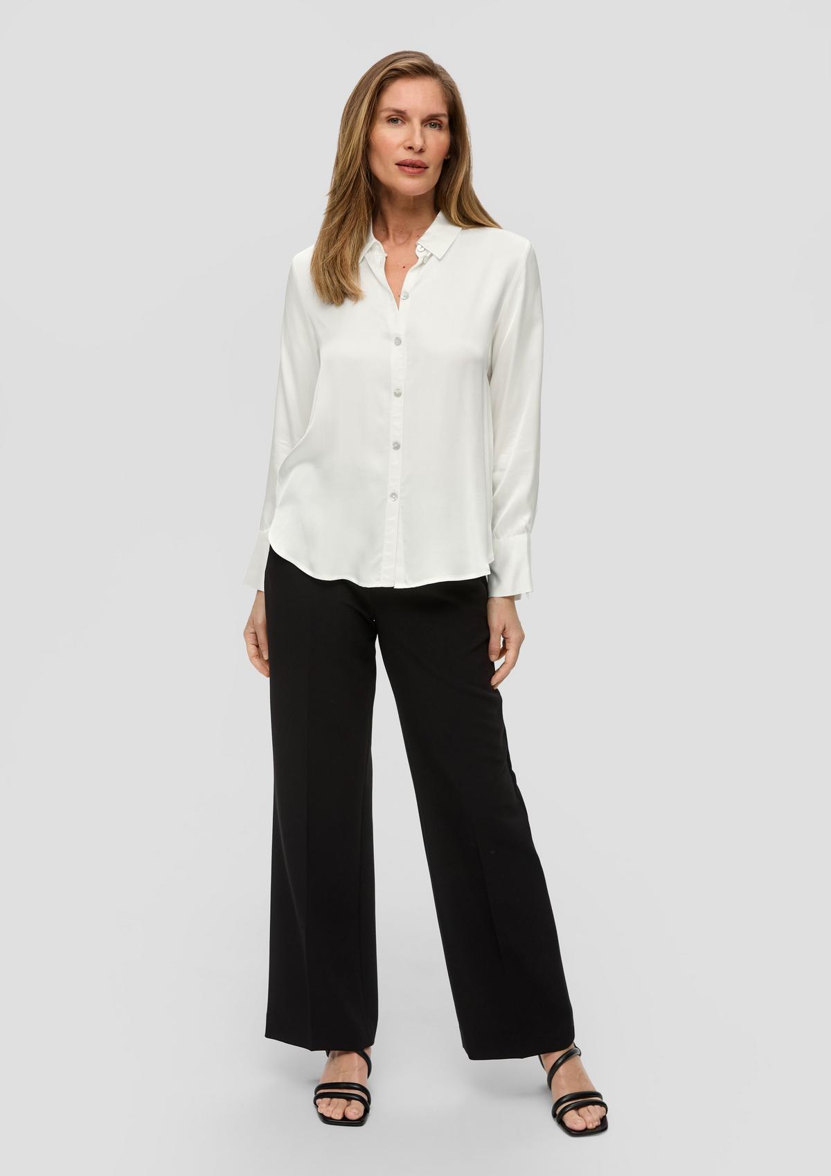 s.Oliver Long shirt blouse made of pure viscose