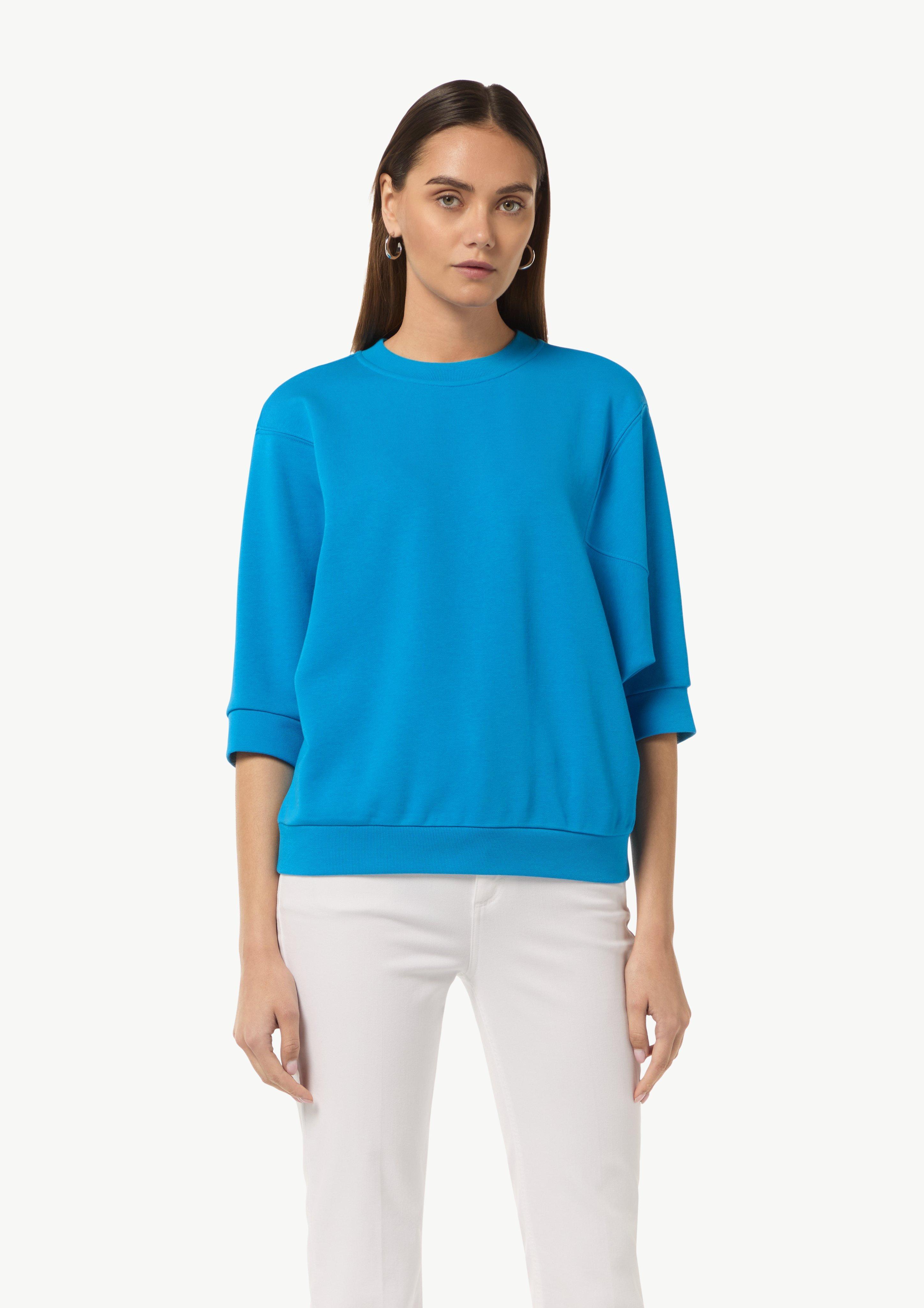 Sweatshirt with 3/4-length sleeves - pink | Comma Sweatshirt with 3/4-length sleeves - pink | Comma