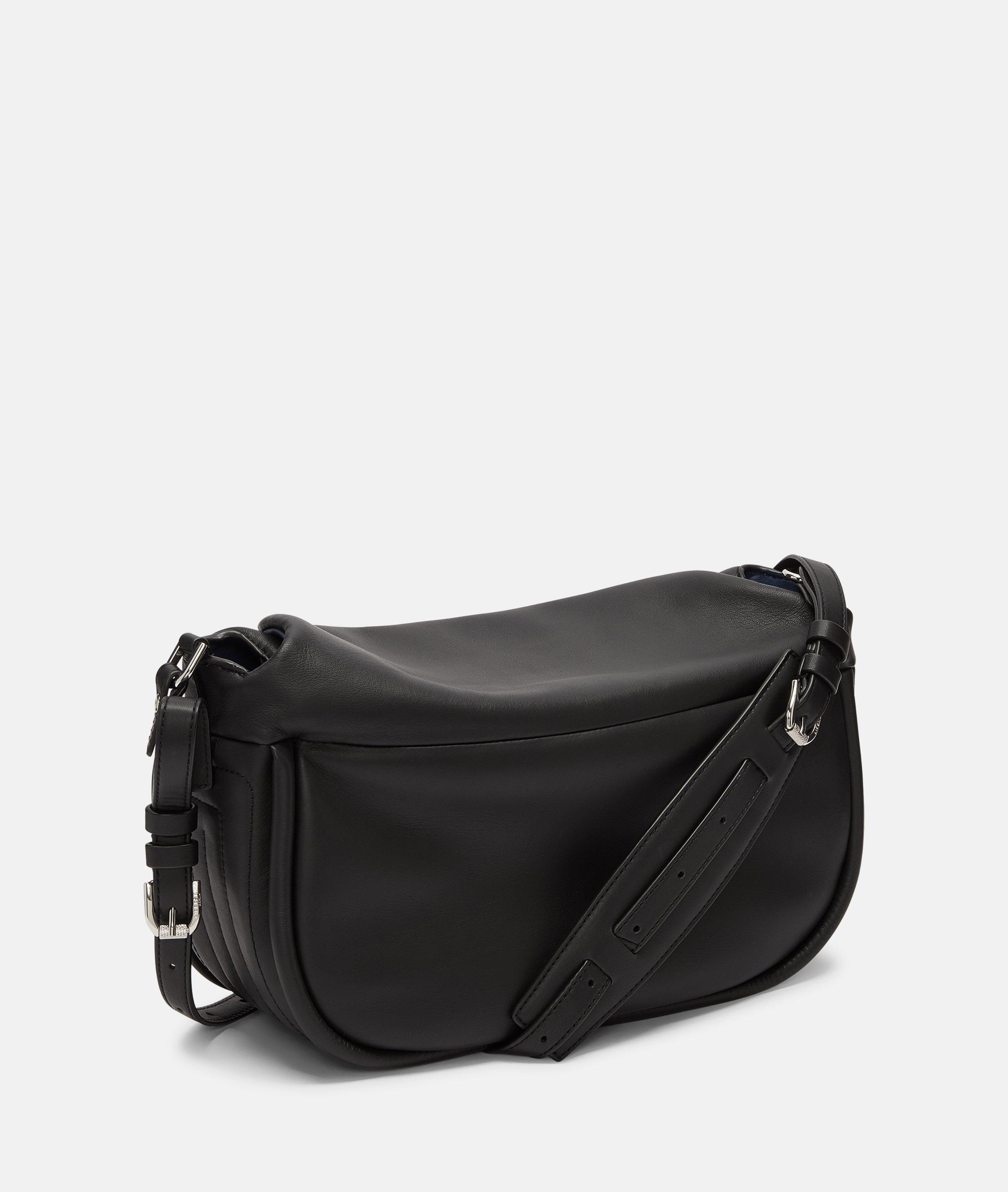 Thumbnail - Liebeskind Berlin - Große Schultertasche aus weichem Leder -  schwarz