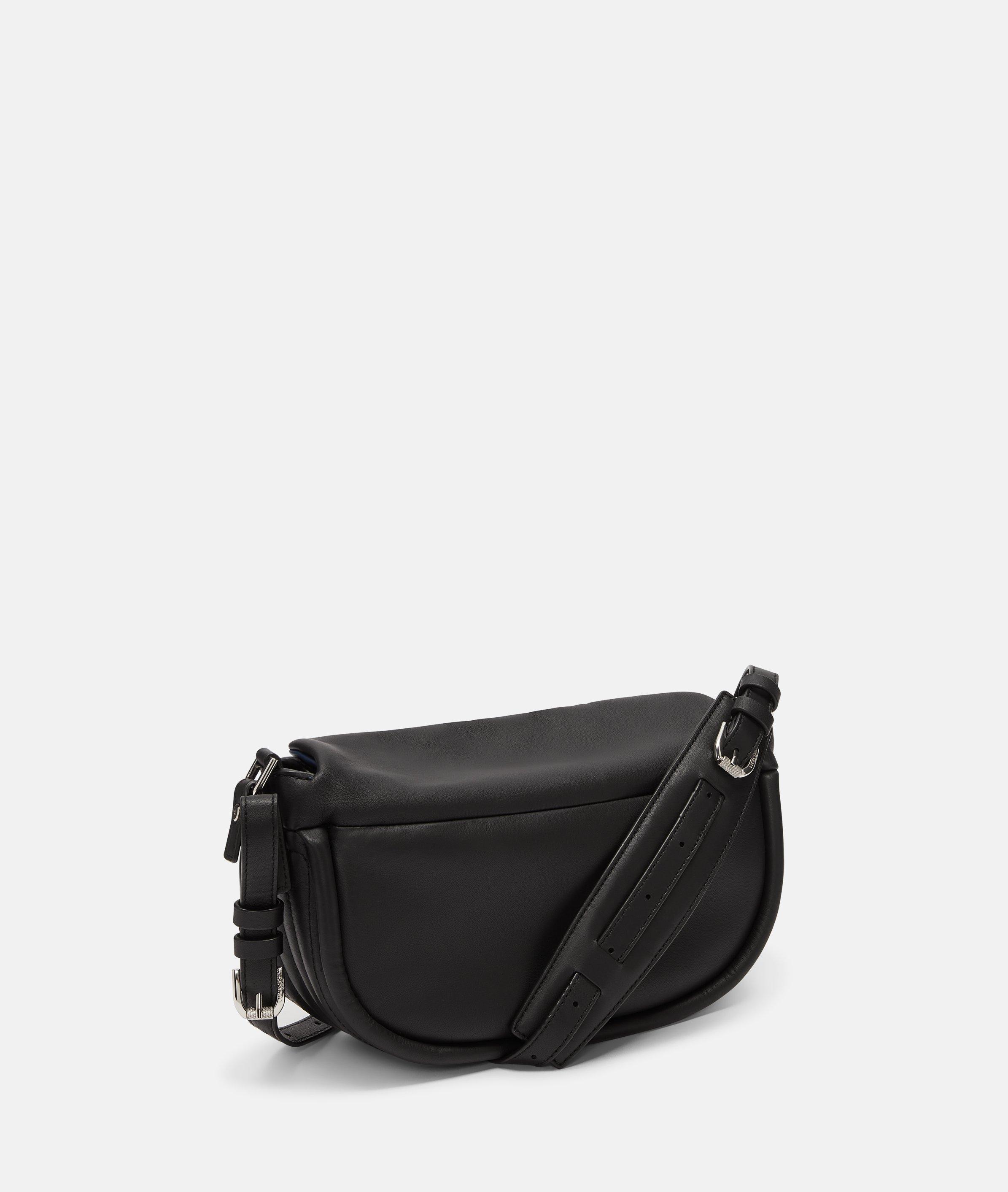 Thumbnail - Liebeskind Berlin - Mittelgroße Schultertasche aus weichem Leder -  schwarz