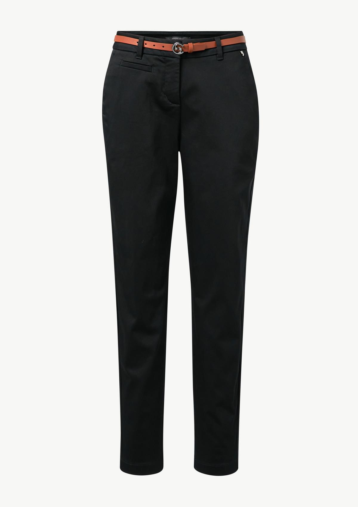 comma Regular fit: trousers with stretch cotton