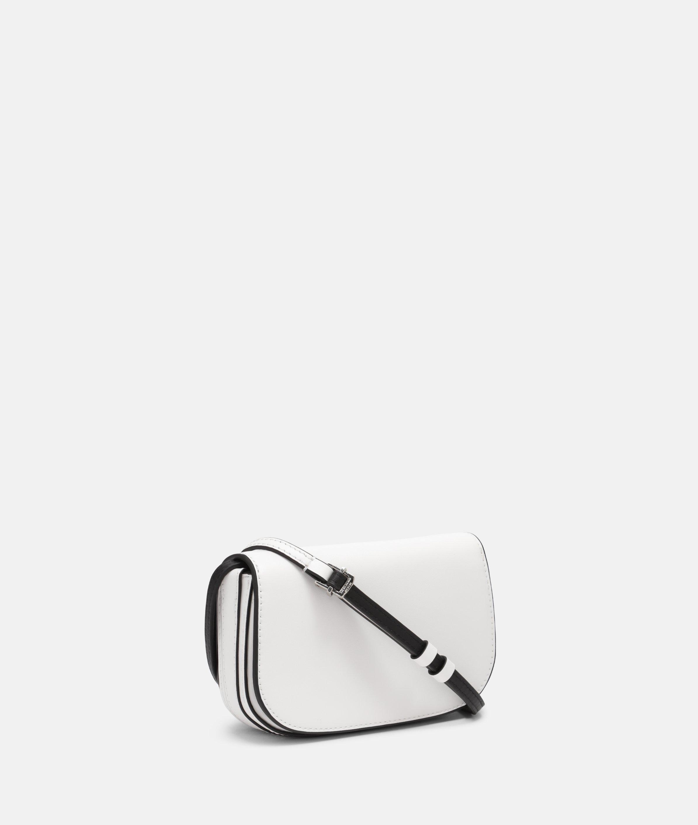 Thumbnail - Liebeskind Berlin - Kleine Crossbody Bag aus Leder -  weiß