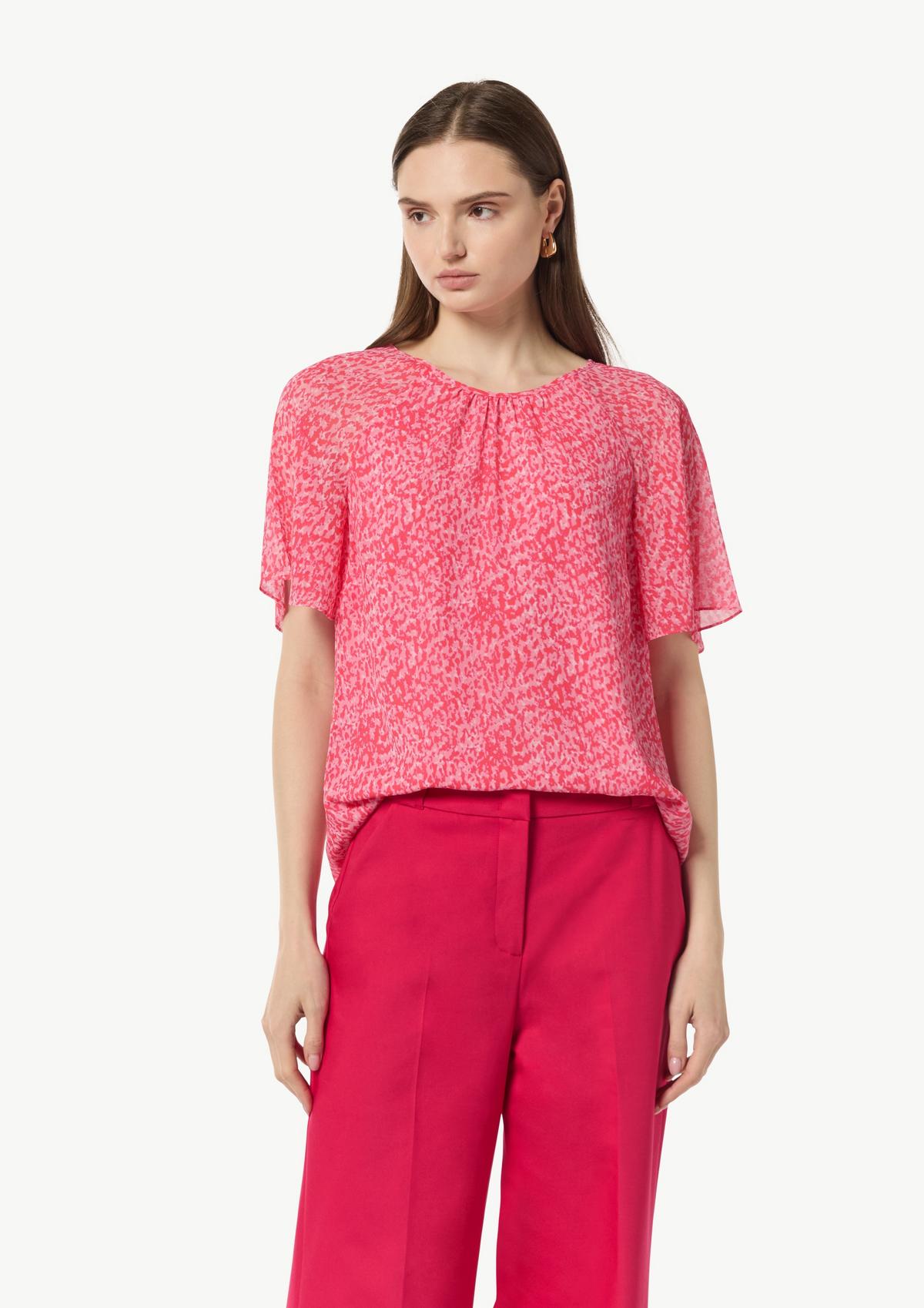 comma Chiffon blouse with an all-over print