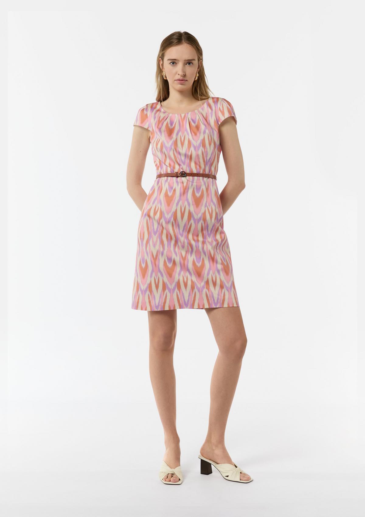 comma Sheath dress with all-over print
