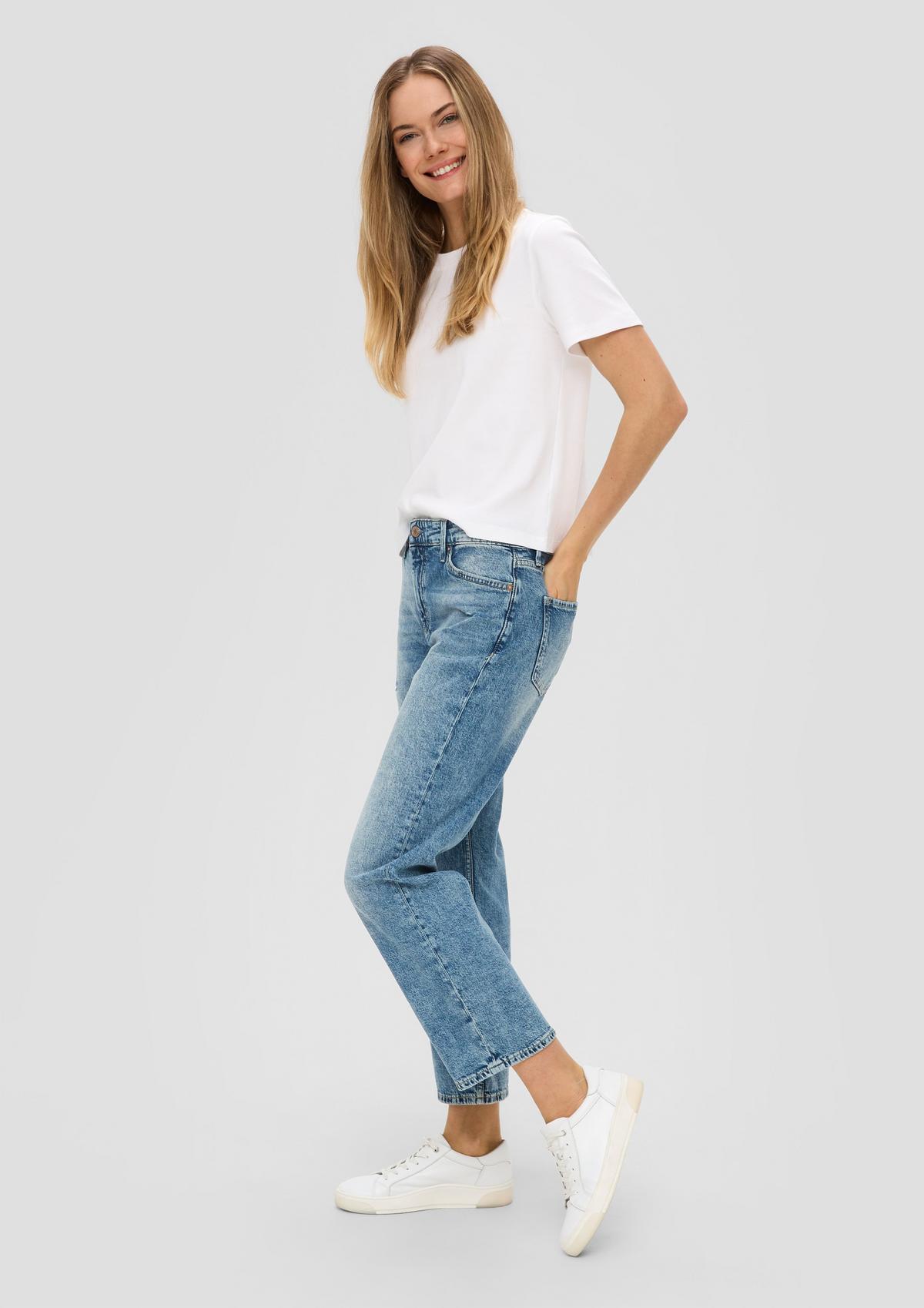 s.Oliver Karolin jeans / Regular Fit / Mid Rise / Straight Leg