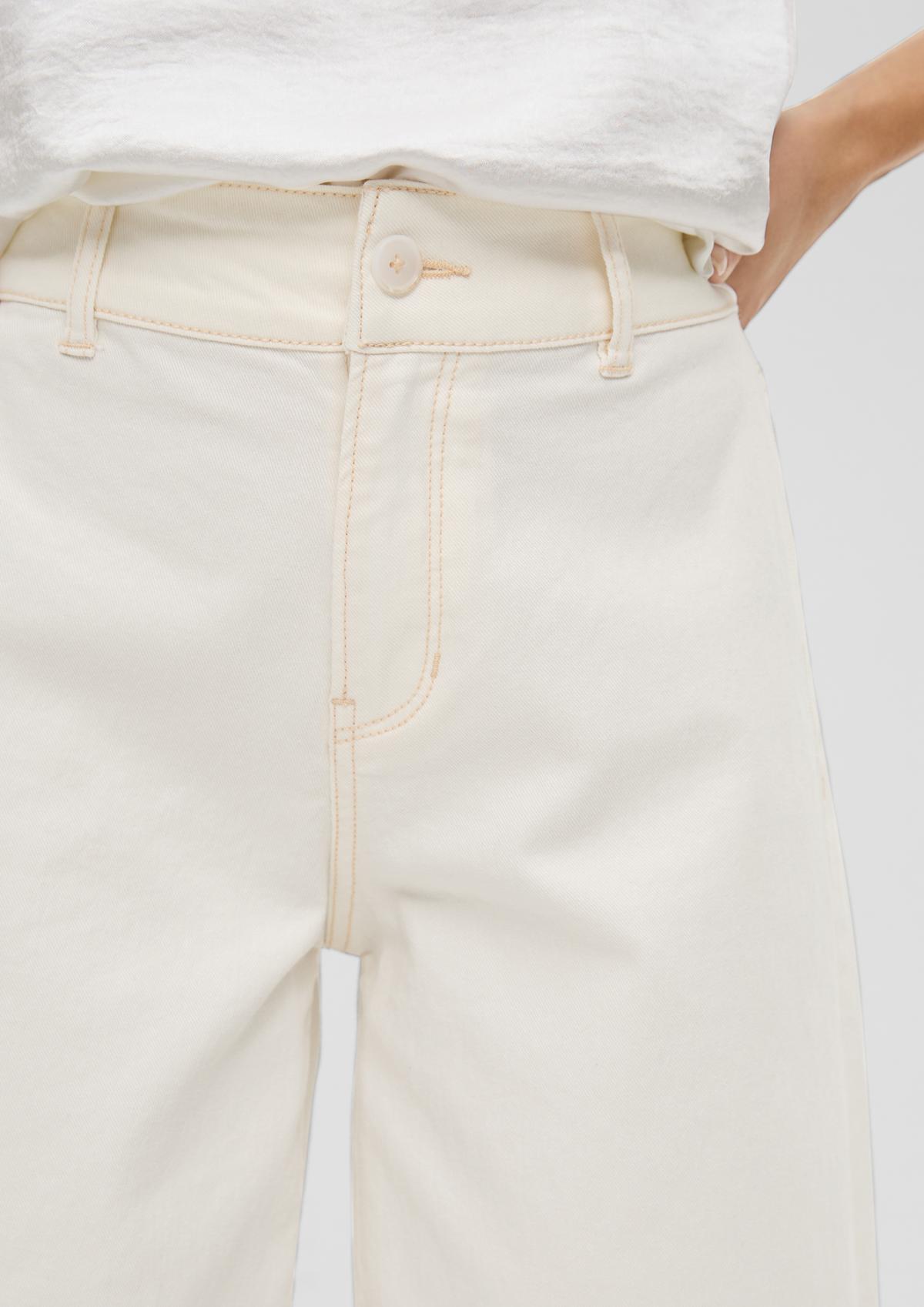 s.Oliver Jeans hlače Culotte Suri/kroj Regular Fit/ Mid Rise/široke hlačnice