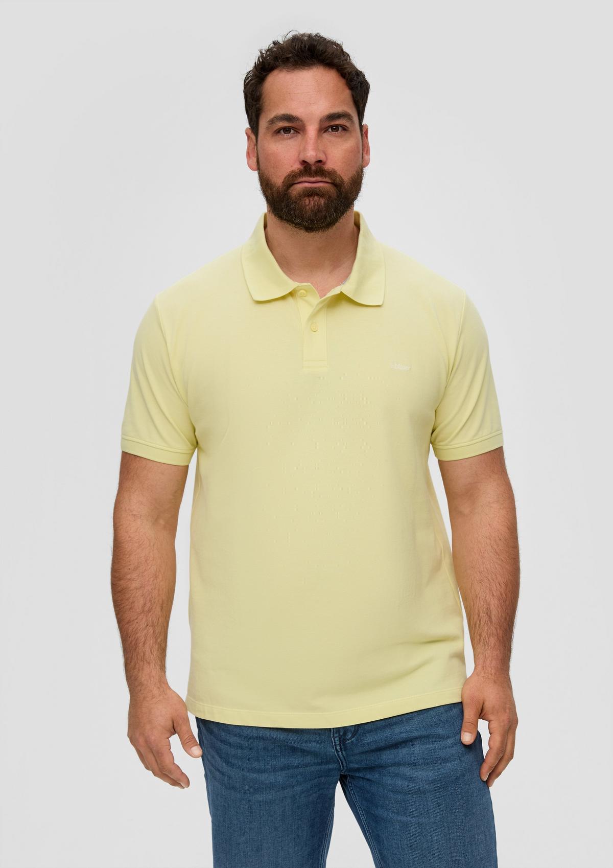 s.Oliver Polo shirt with a piqué texture