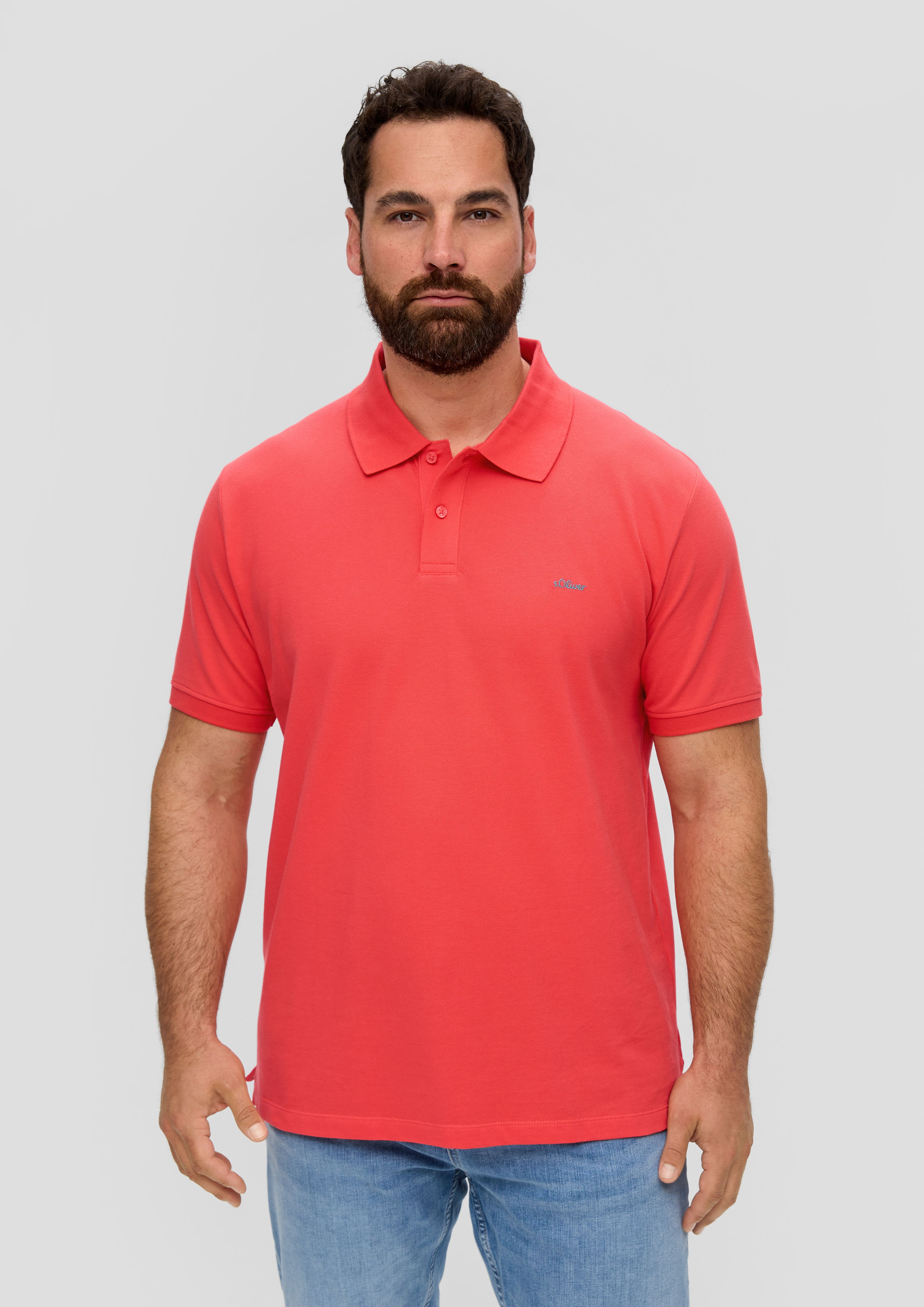 S.Oliver Poloshirt mit Piquéstruktur