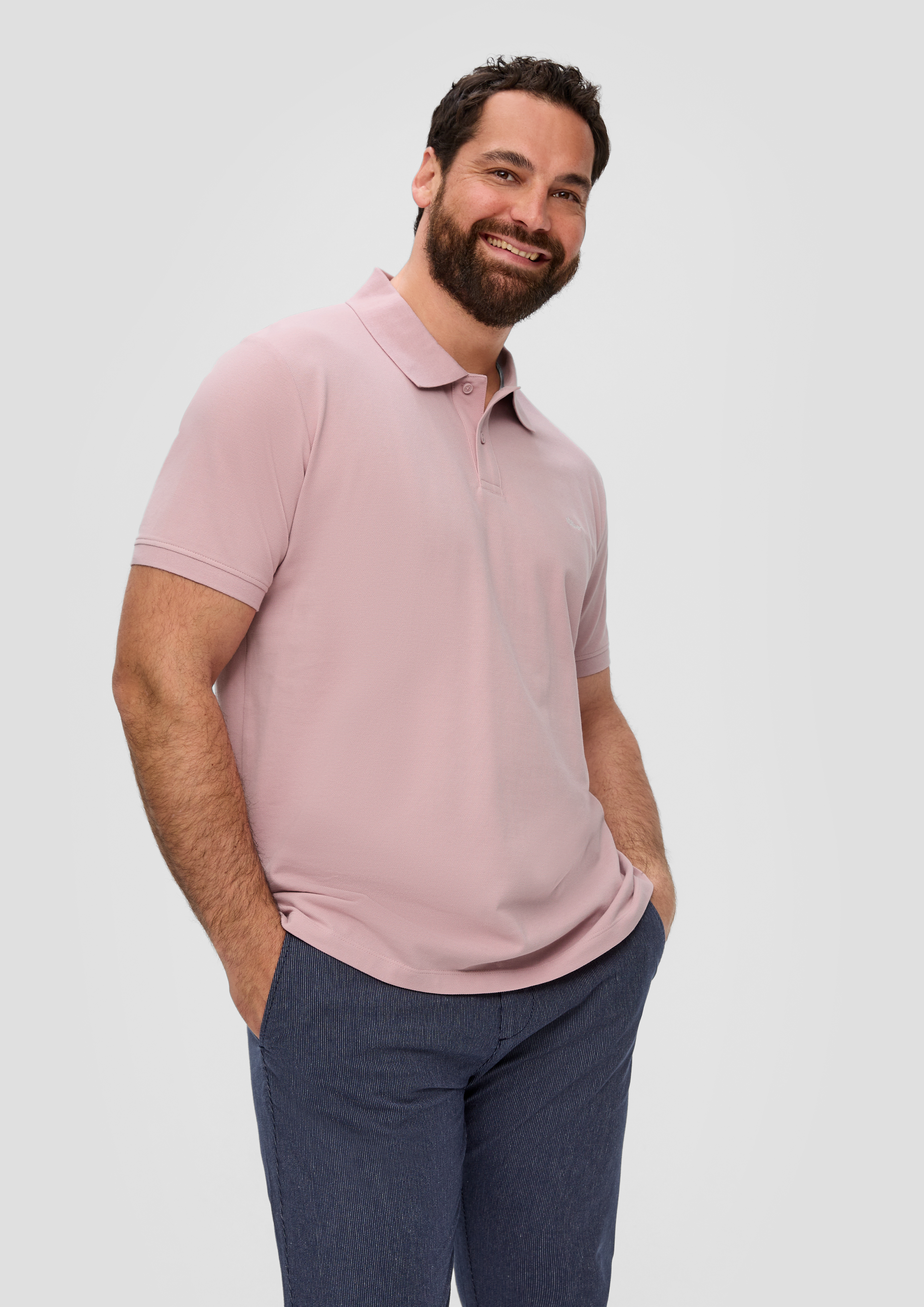 S.Oliver Poloshirt mit Piquéstruktur