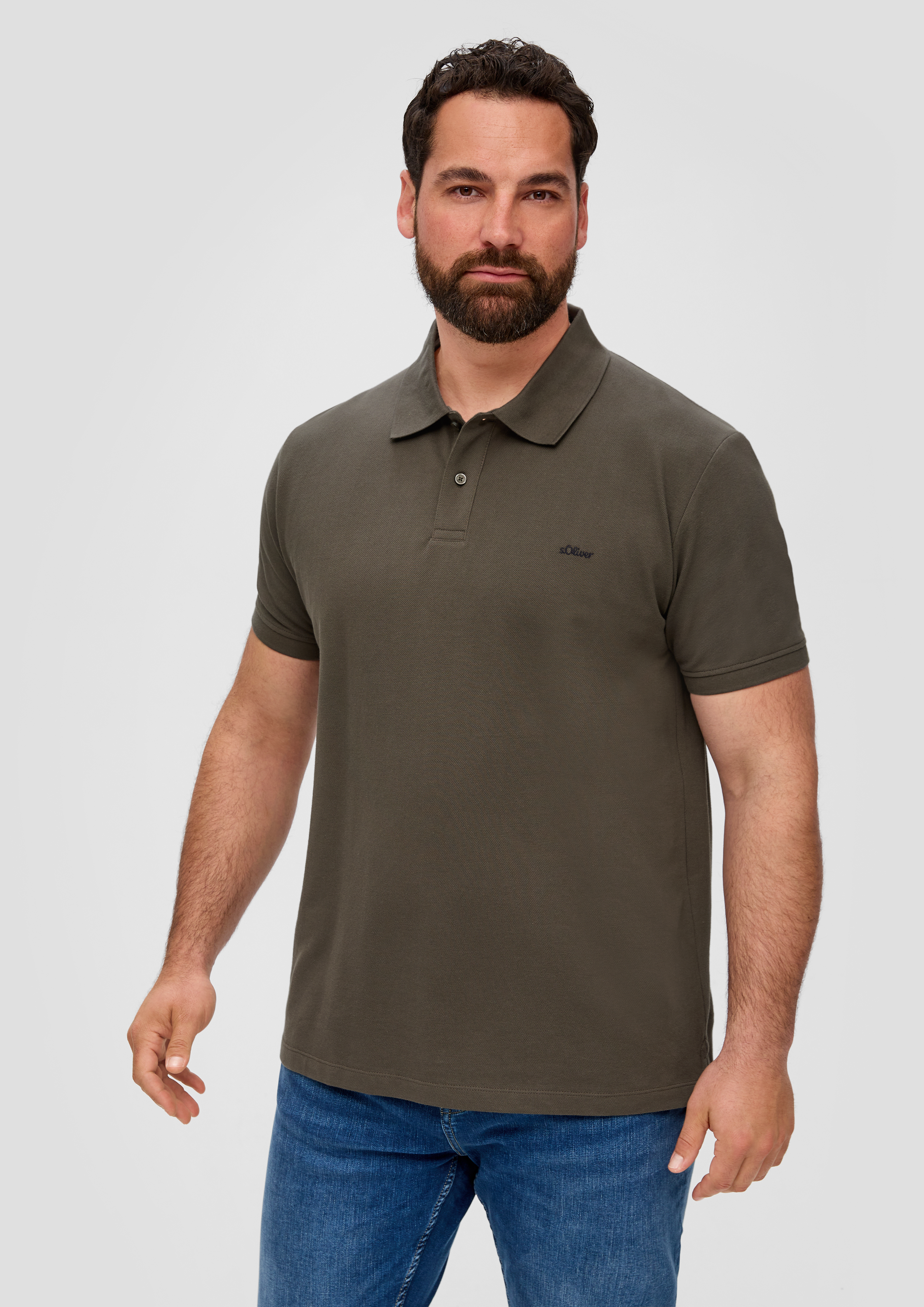 S.Oliver Poloshirt mit Piquéstruktur