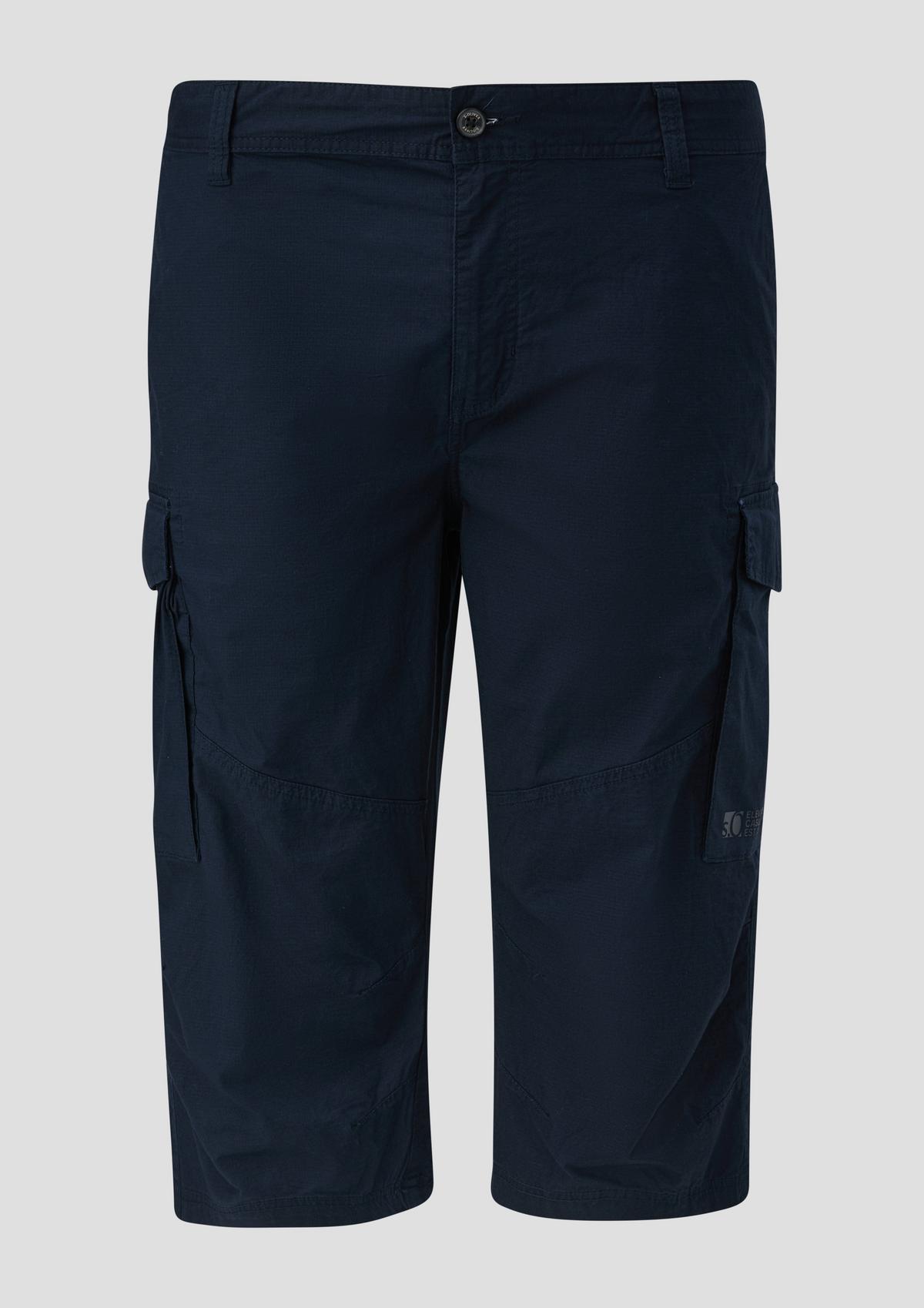 s.Oliver Relaxed fit: cargo Bermudas in stretch cotton