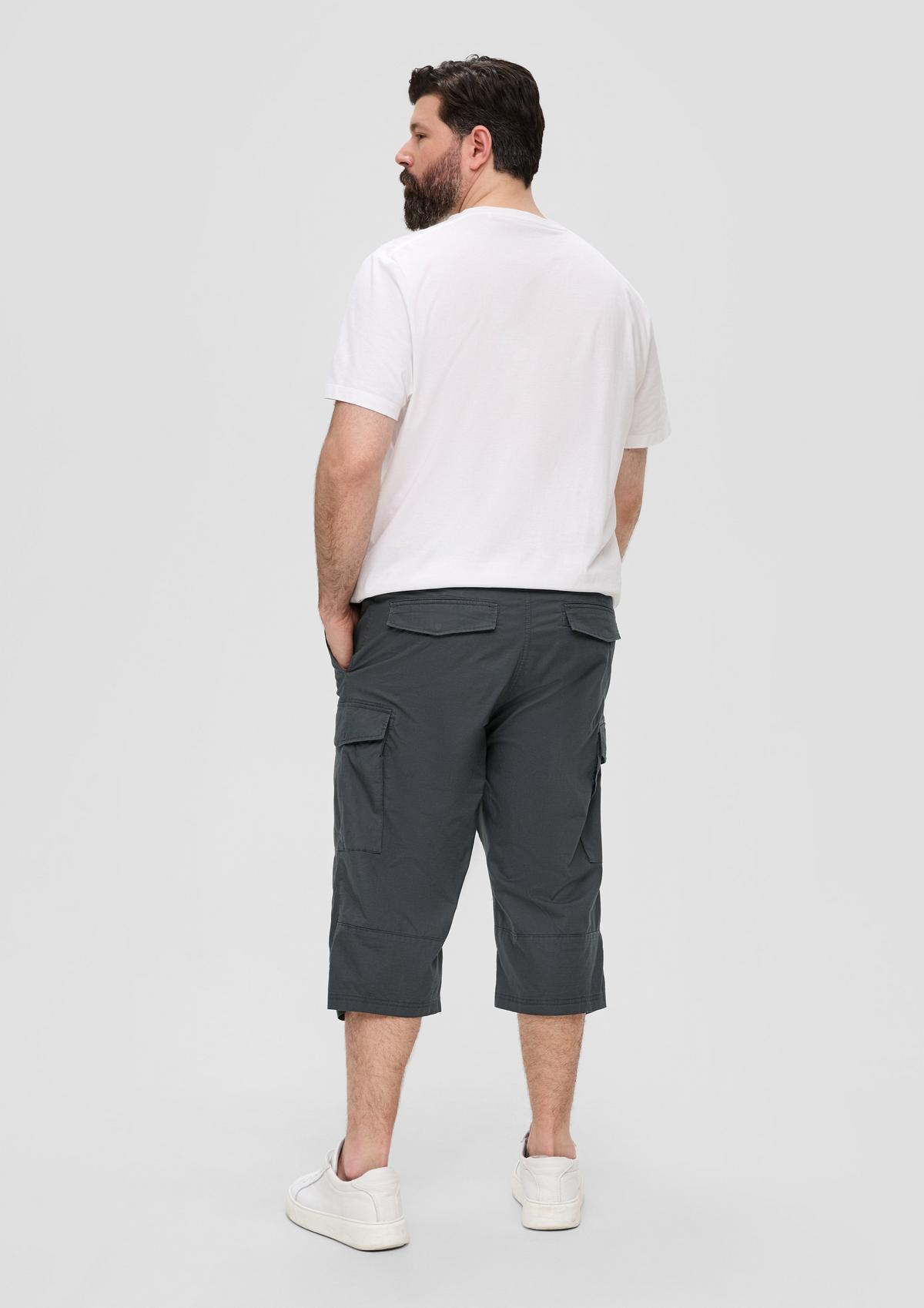 s.Oliver Relaxed fit: cargo Bermudas in stretch cotton