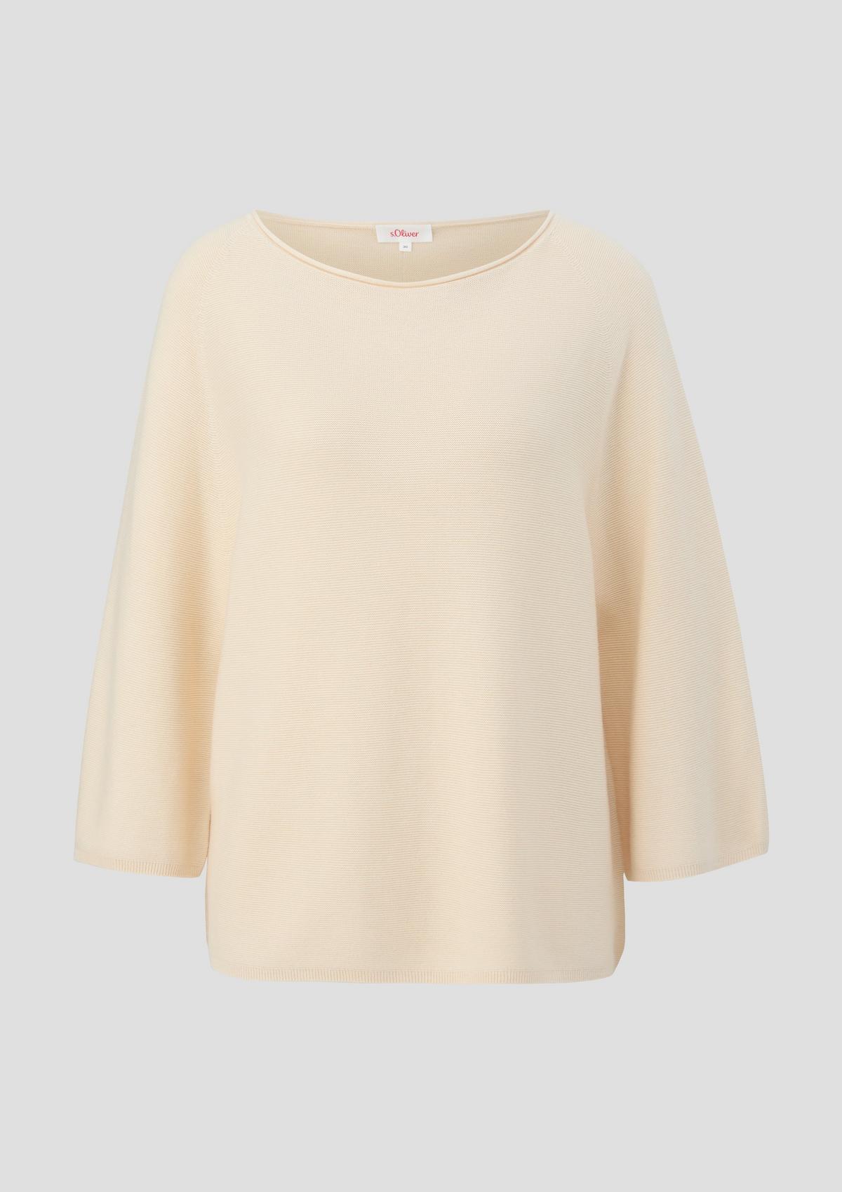 s.Oliver Knitted jumper with wide sleeves