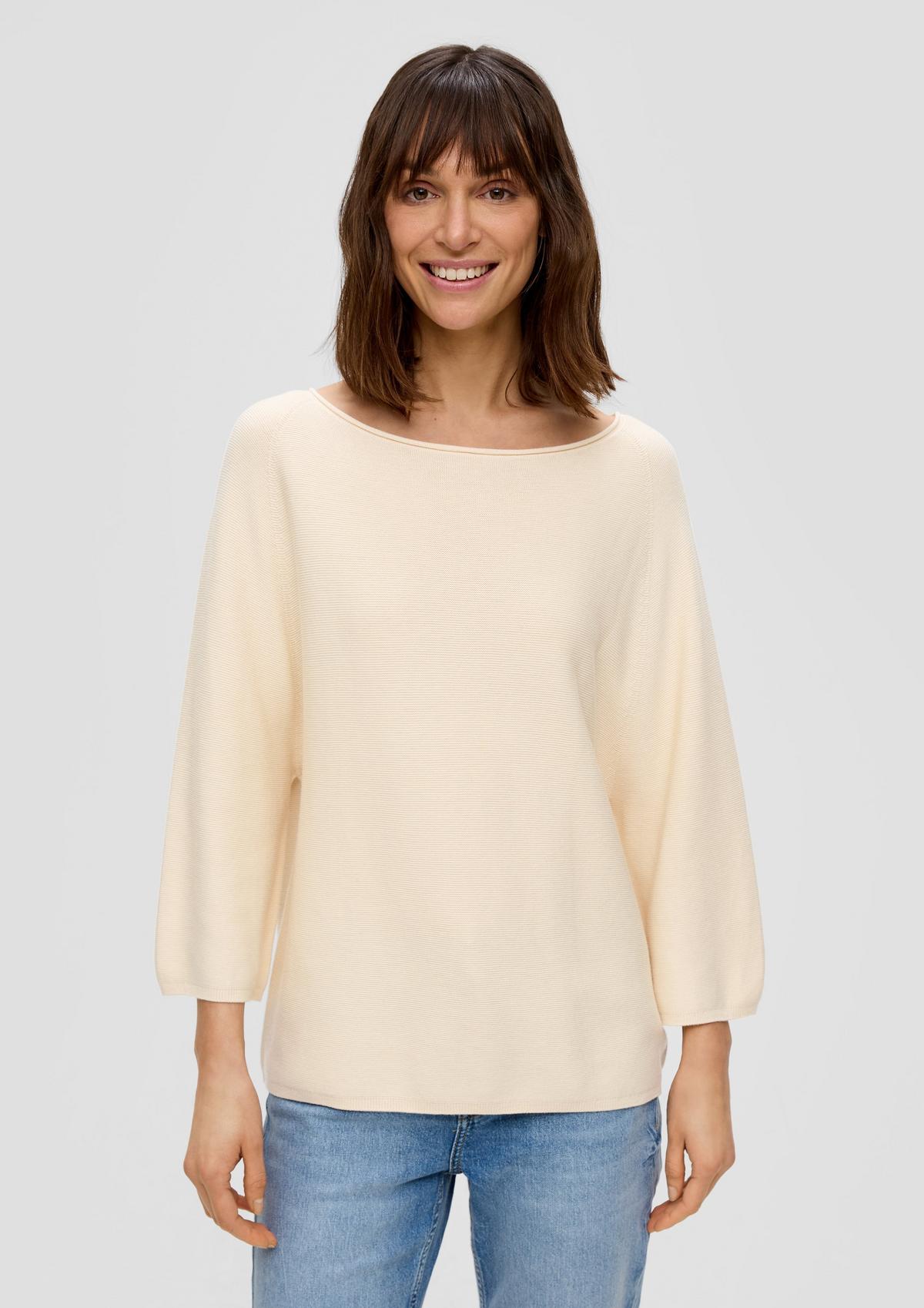 s.Oliver Knitted jumper with wide sleeves