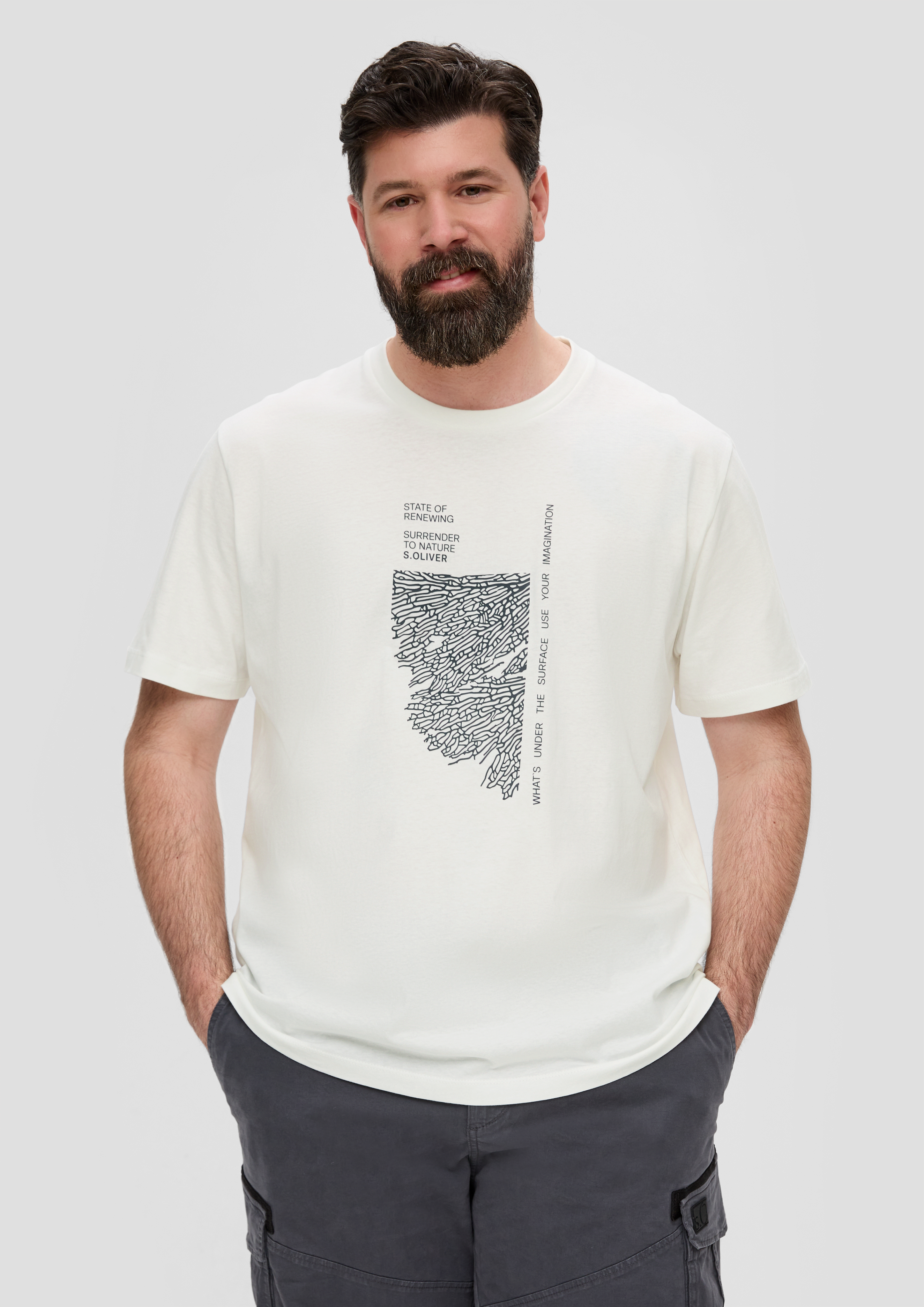 S.Oliver T-Shirt mit Grafik-Print