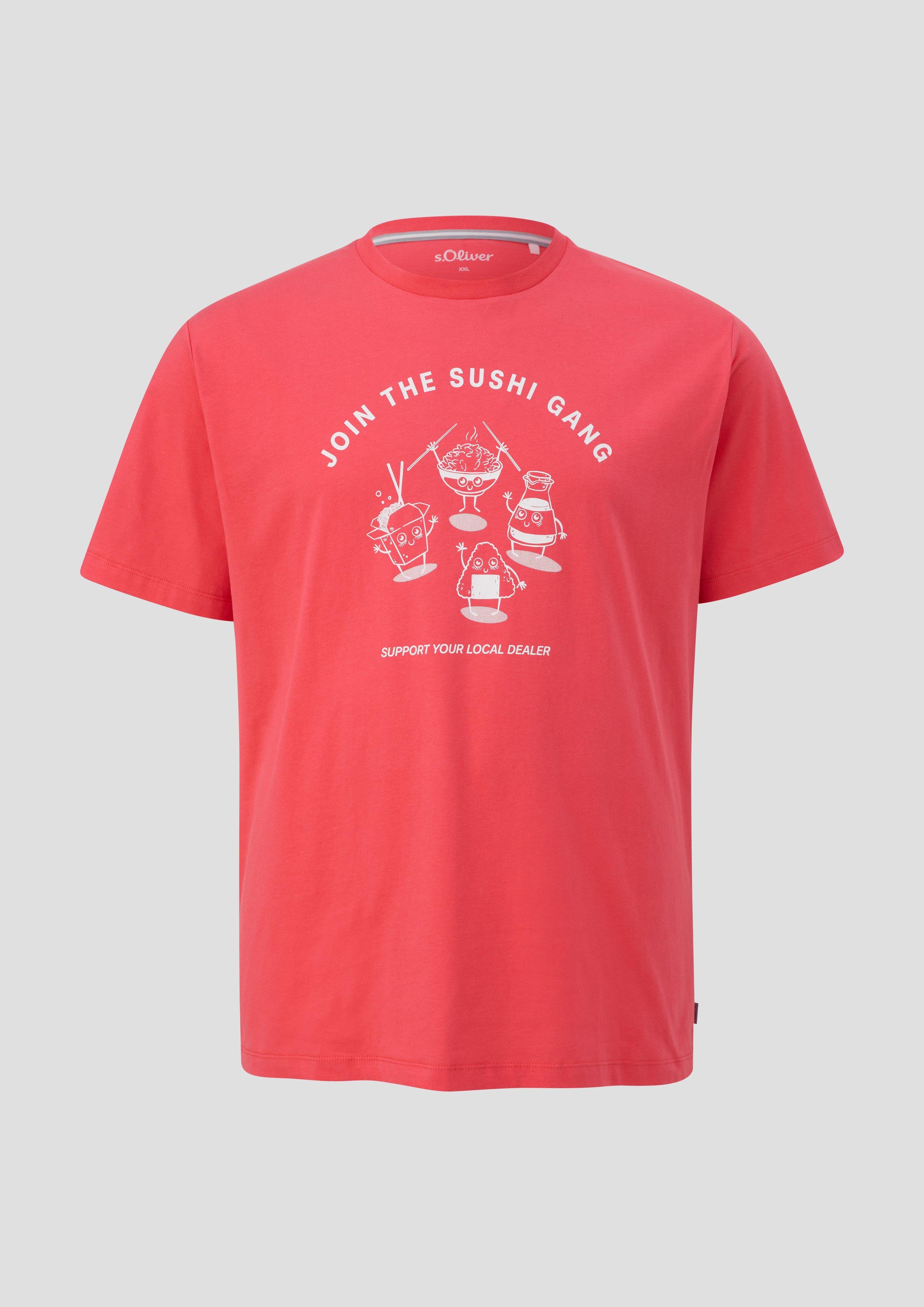 s.Oliver T-Shirt mit Grafik-Print