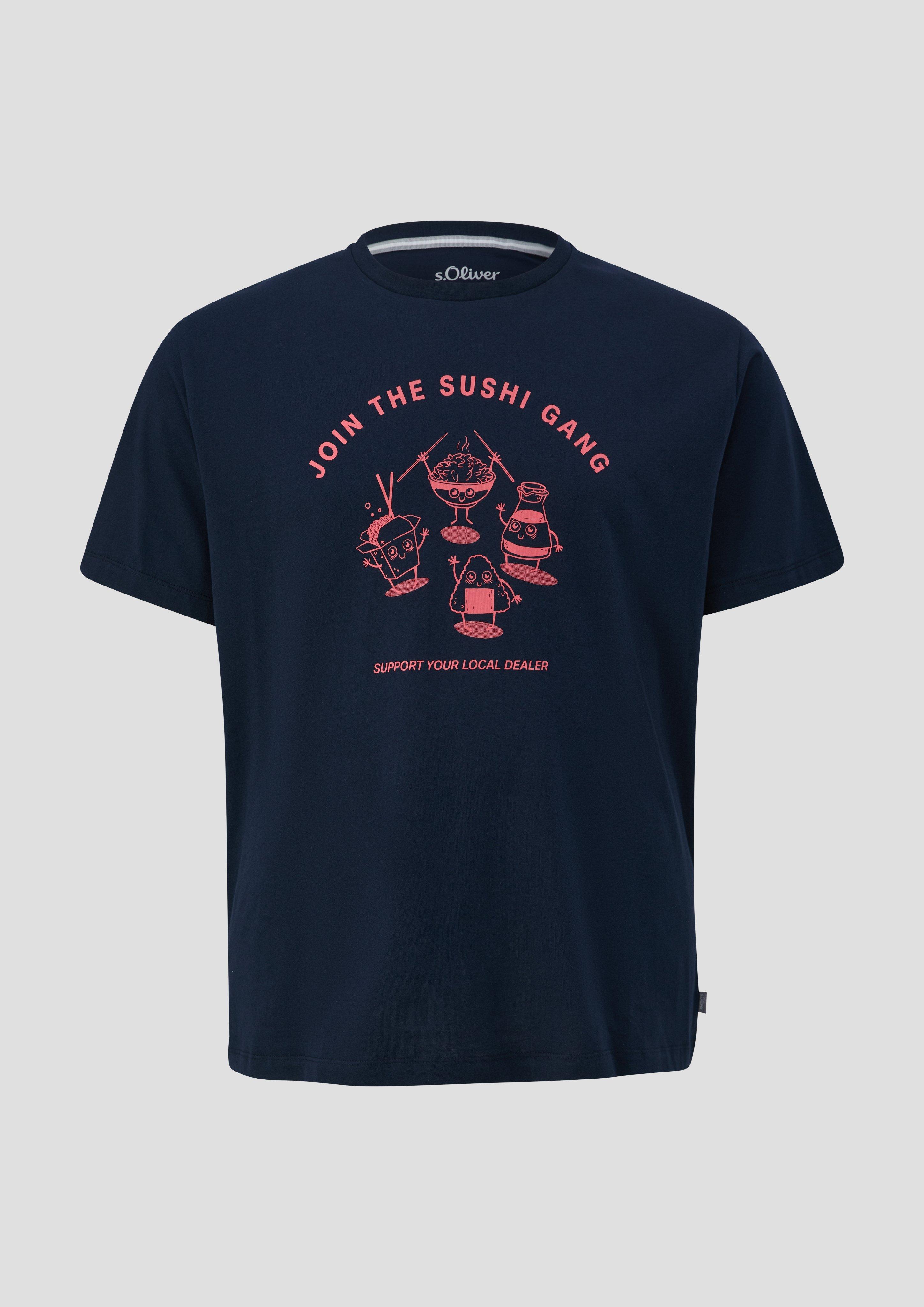 s.Oliver T-Shirt mit Grafik-Print