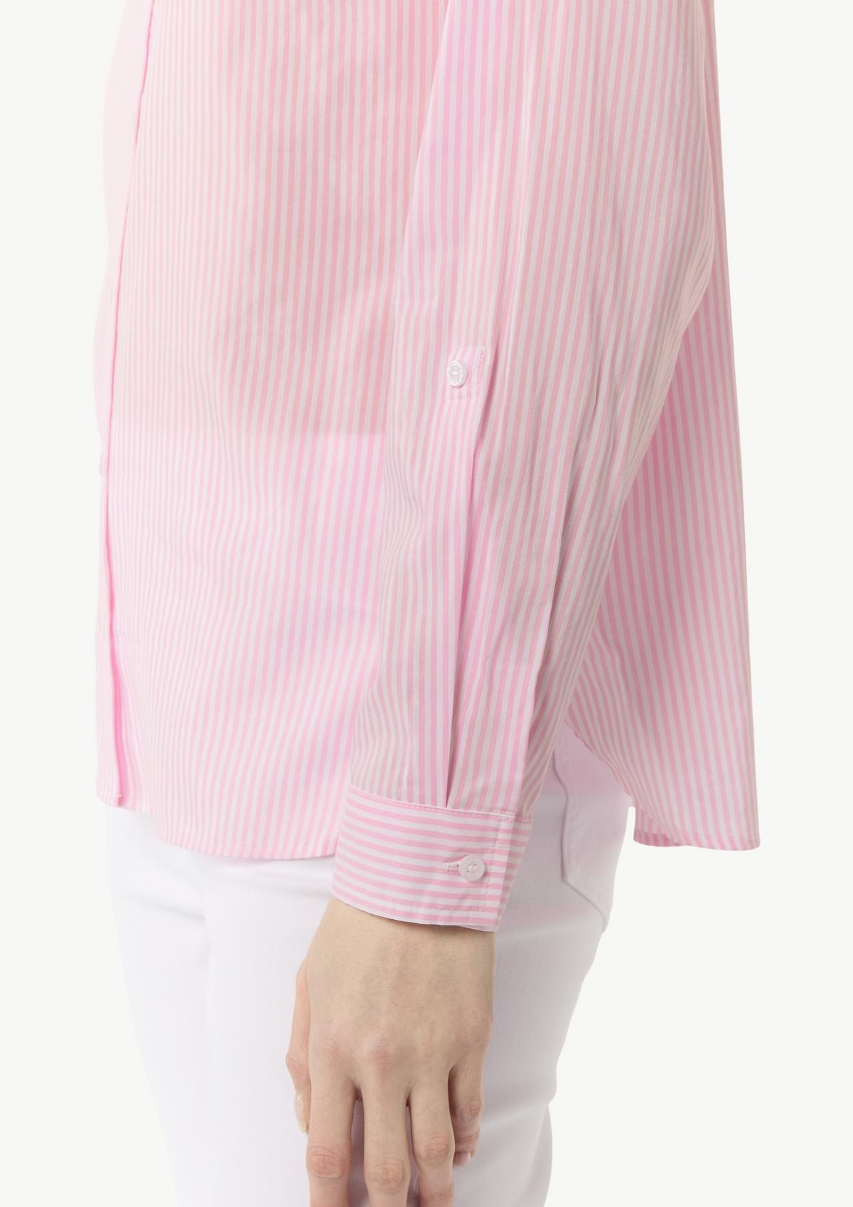 comma Blouse with turn-up sleeves