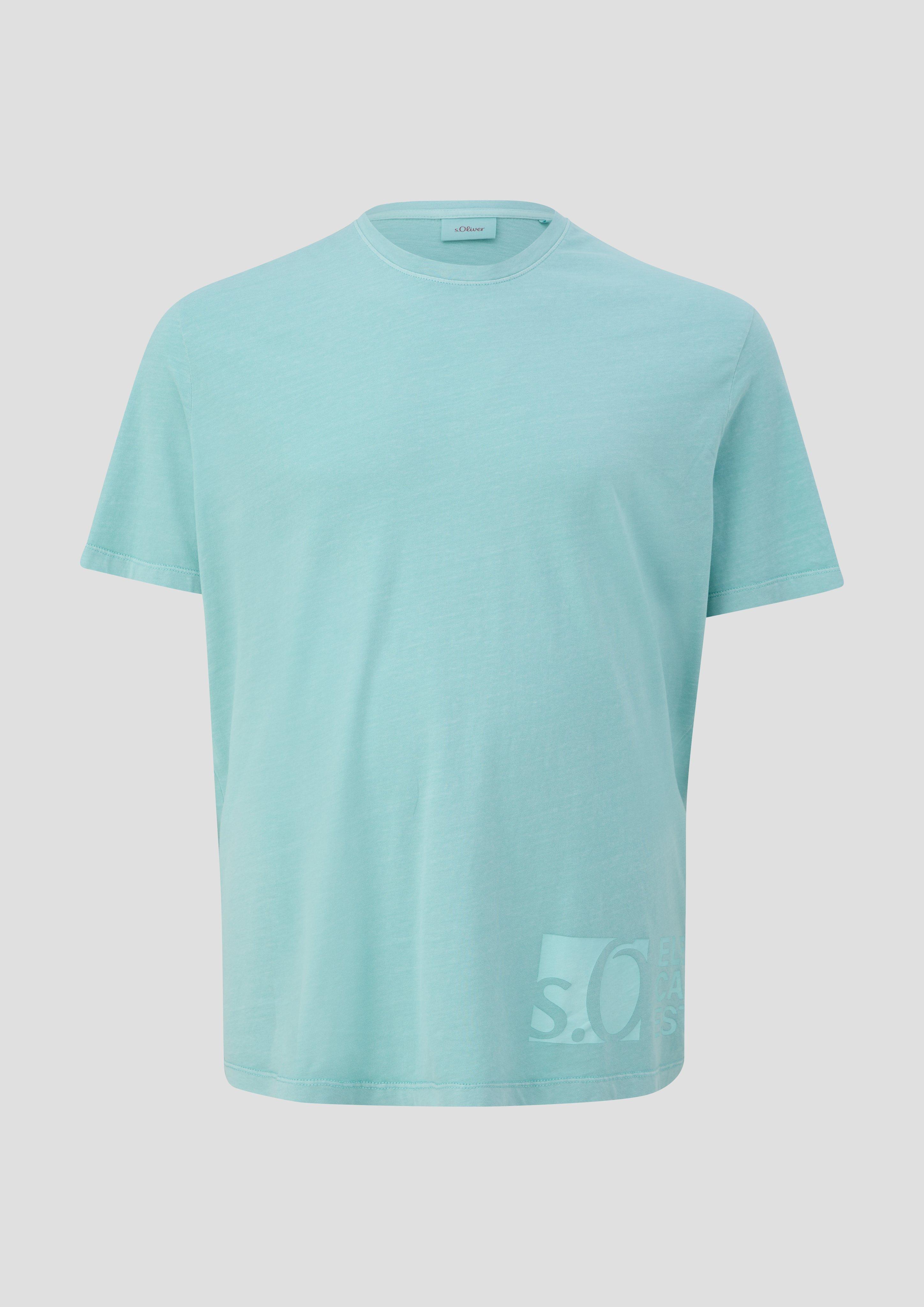 s.Oliver T-Shirt mit Label-Print