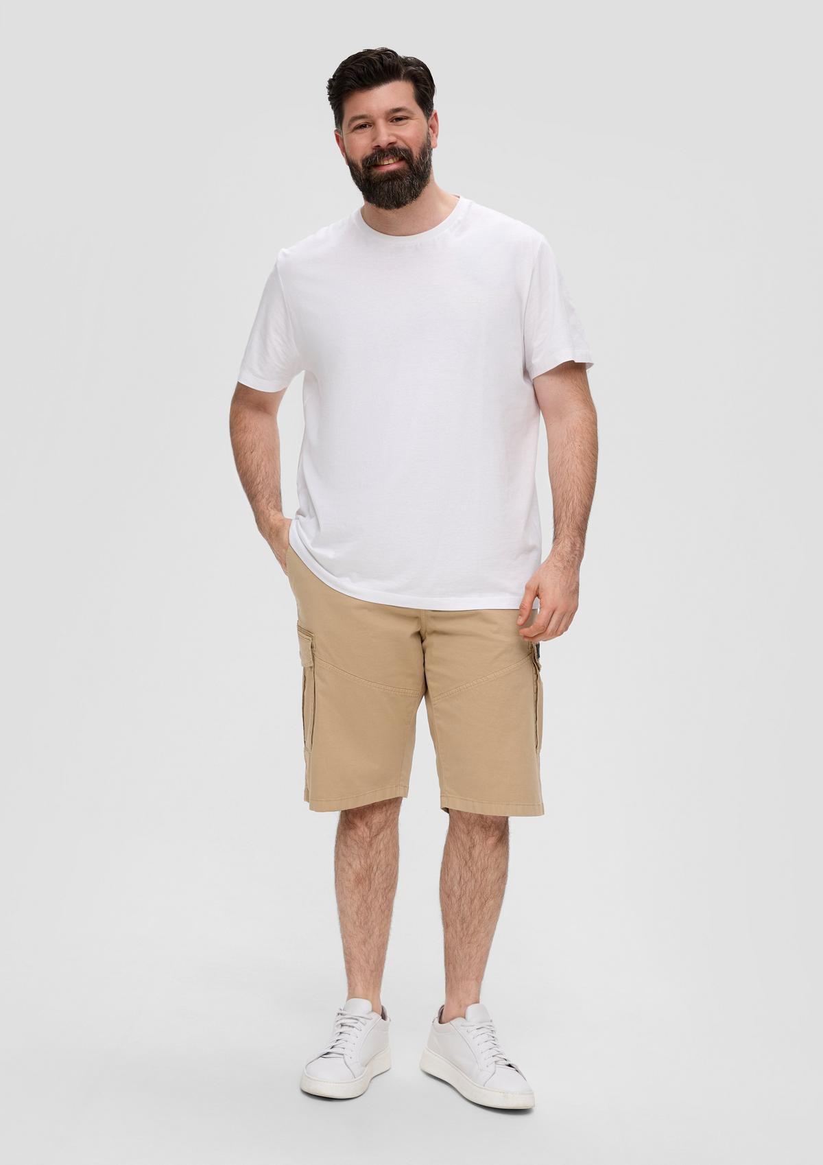 s.Oliver Relaxed: garment-dyed cargobermuda