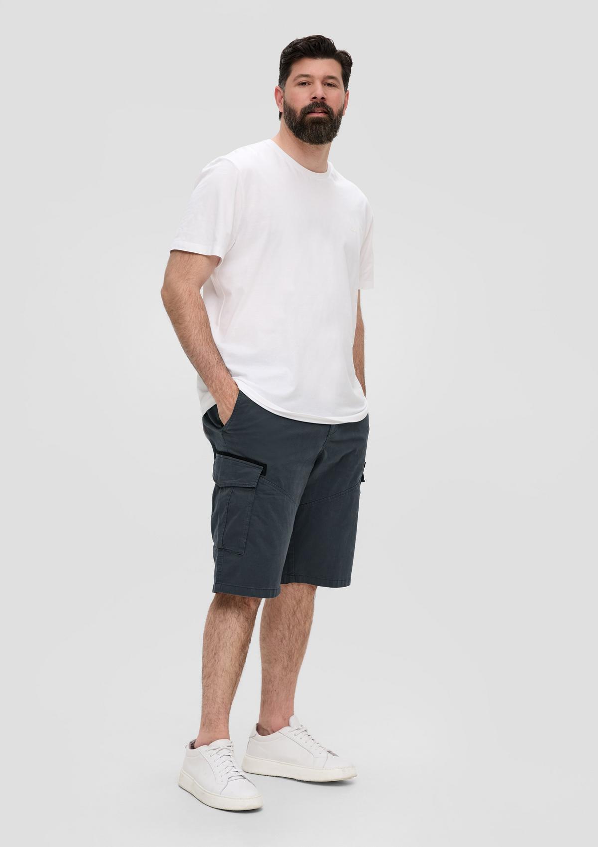 s.Oliver Relaxed: garment-dyed cargobermuda