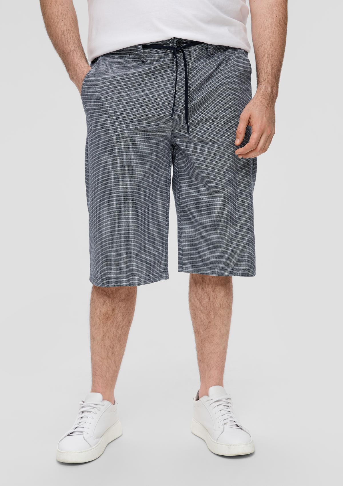 s.Oliver Relaxed fit: Stretch cotton Bermudas with a drawstring