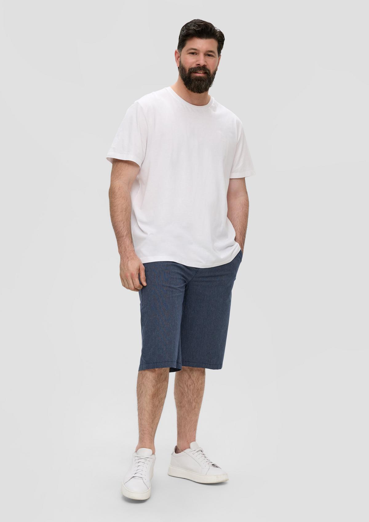 s.Oliver Relaxed fit: Stretch cotton Bermudas with a drawstring