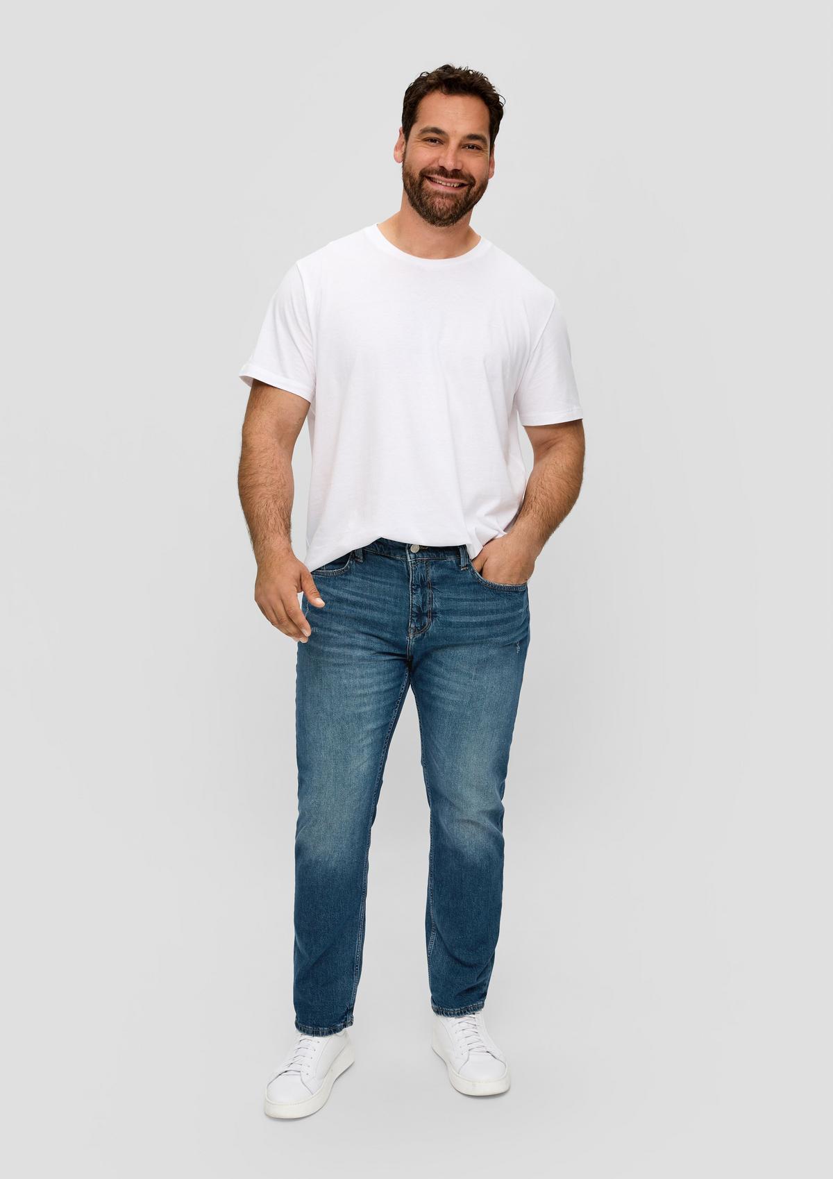 s.Oliver Jeans hlače Casby/kroj High Rise/ravne hlačnice