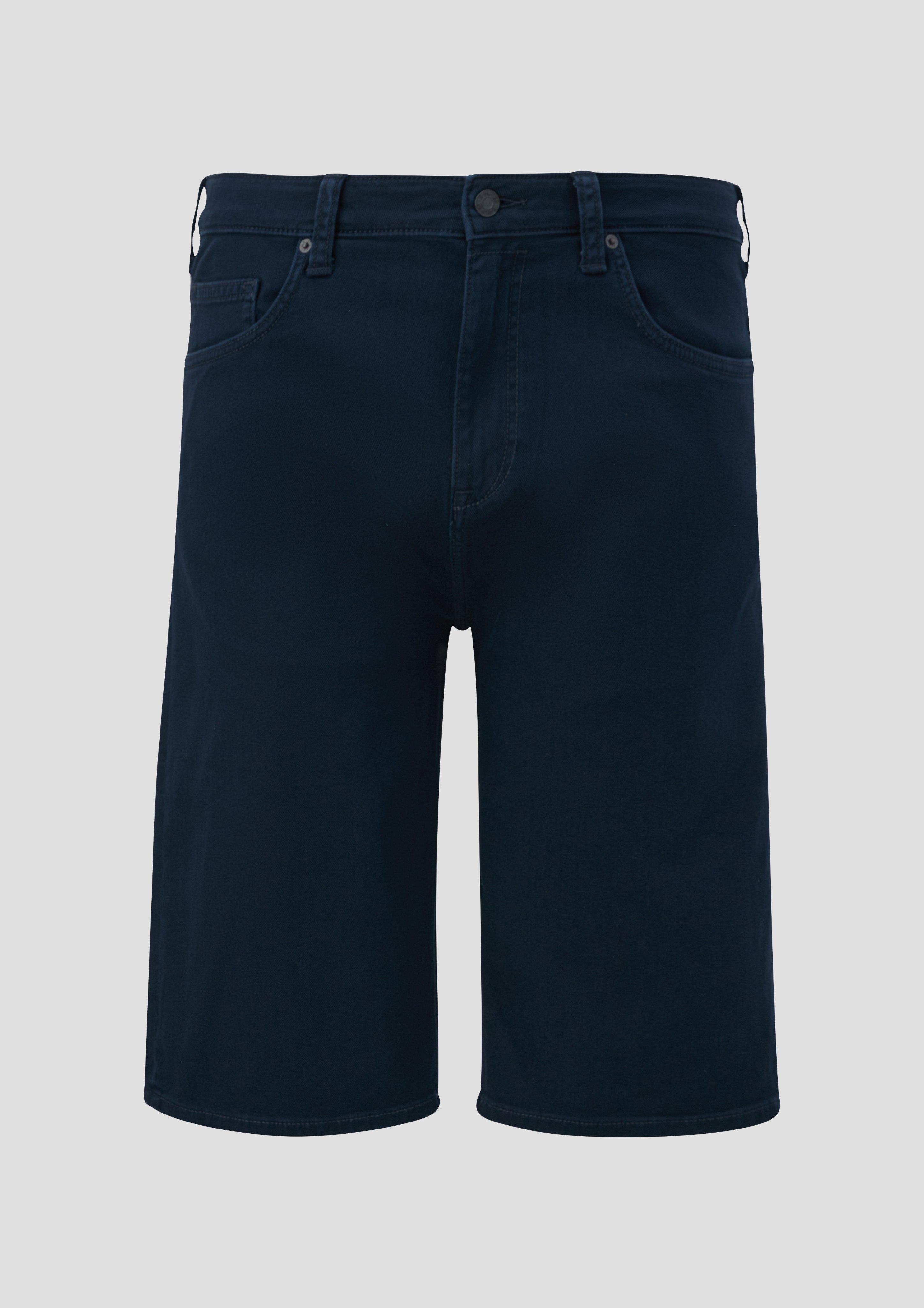 s.Oliver - Jeans-Shorts / Relaxed Fit / High Rise / Straight Leg, Herren, blau