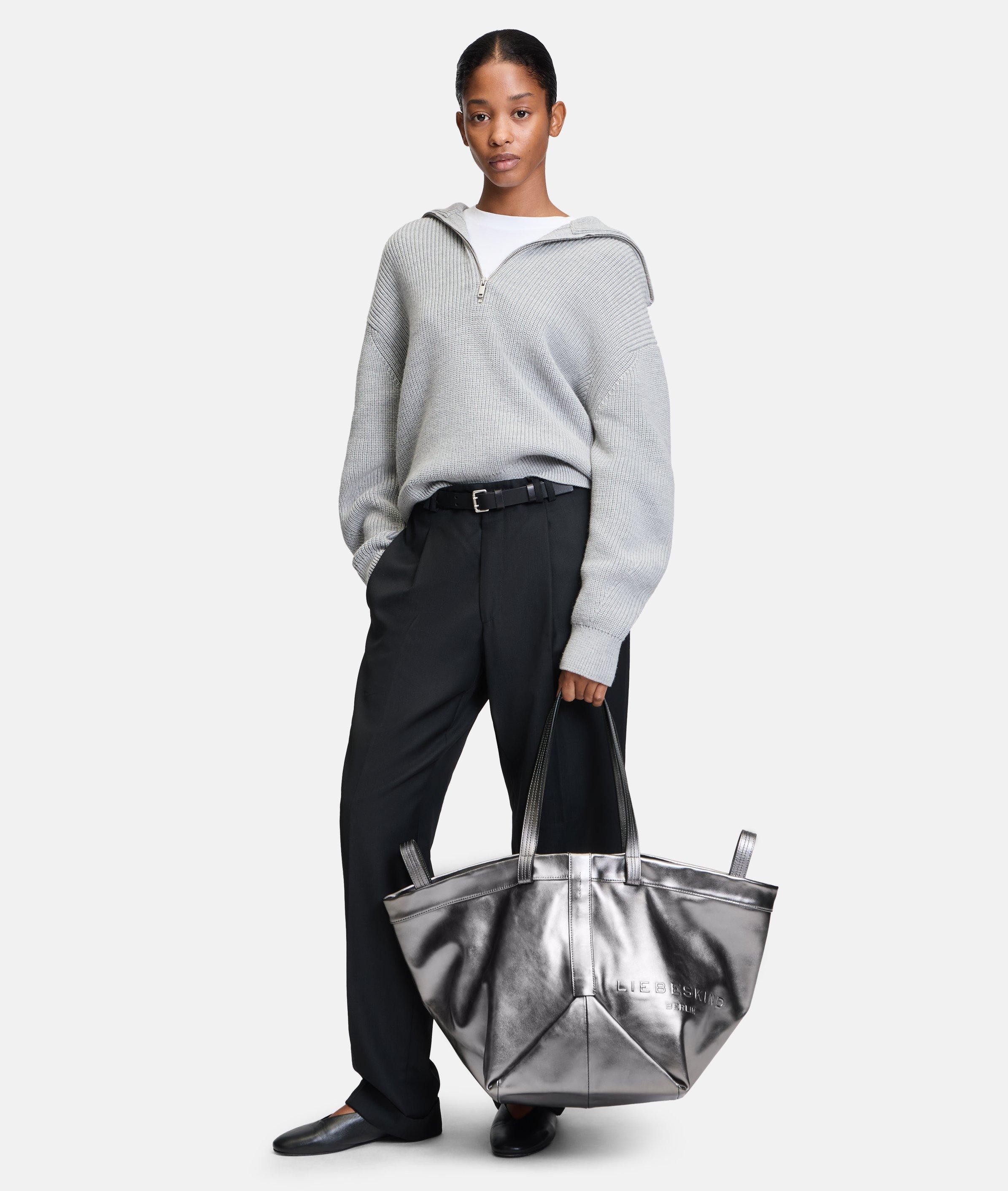 Metallic Elvira Shopper L - silver | LIEBESKIND BERLIN Metallic Elvira Shopper L - silver | LIEBESKIND BERLIN