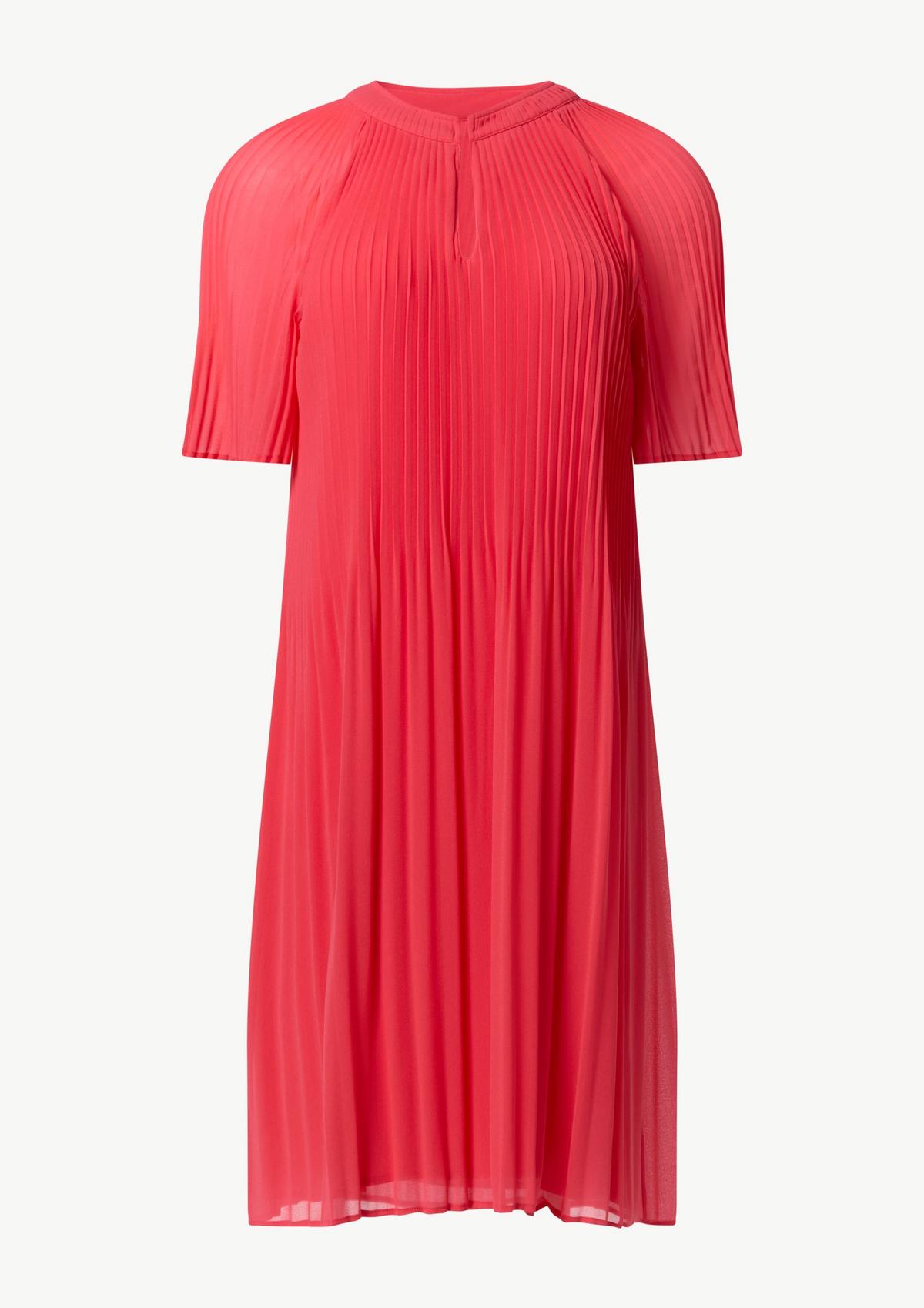 comma Chiffon dress with plissé pleats