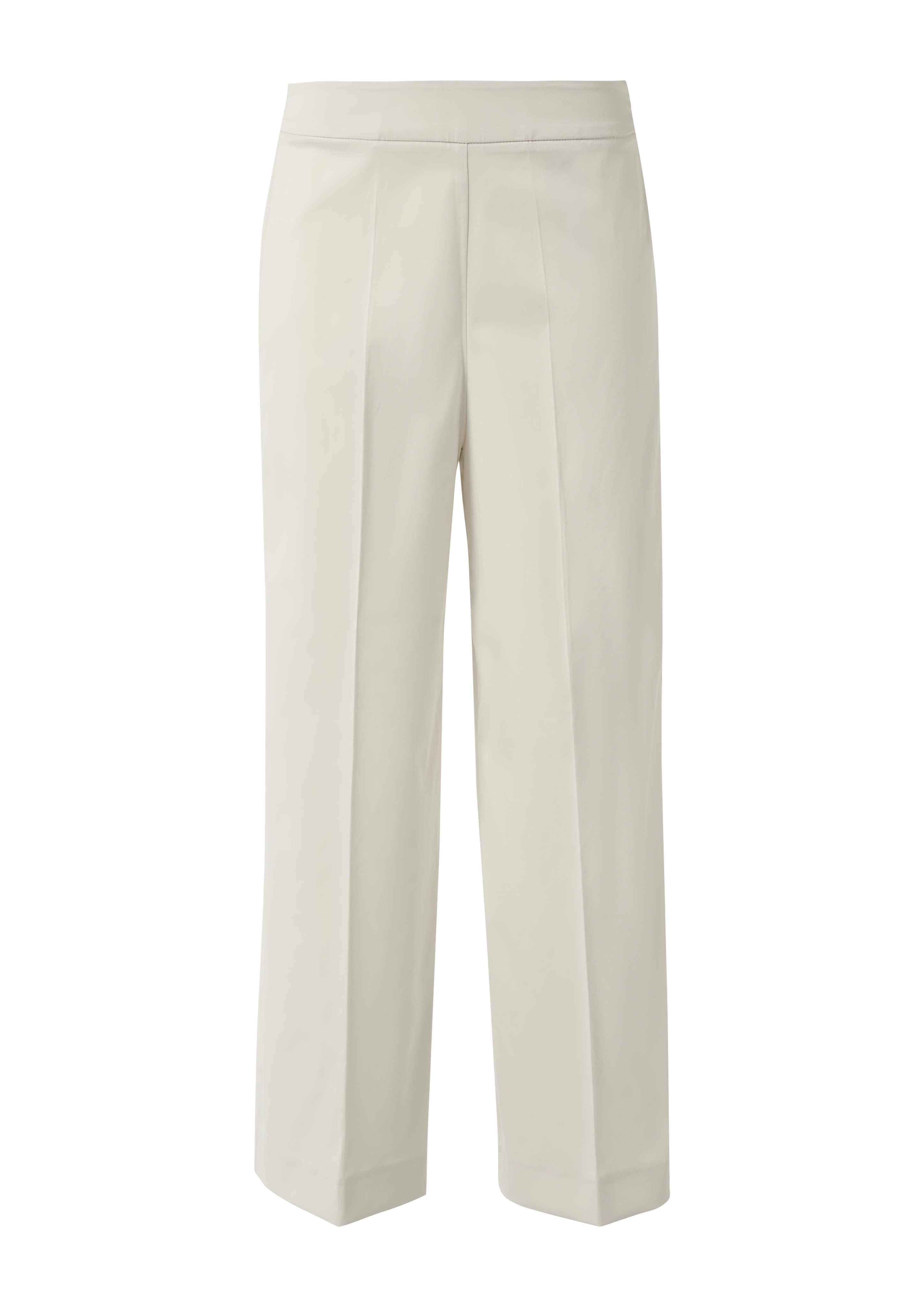 【TWN】25SS★ Cage Semi Wide Cotton Pants Cotton trousers with a semi-wide leg and a side zip - Beige