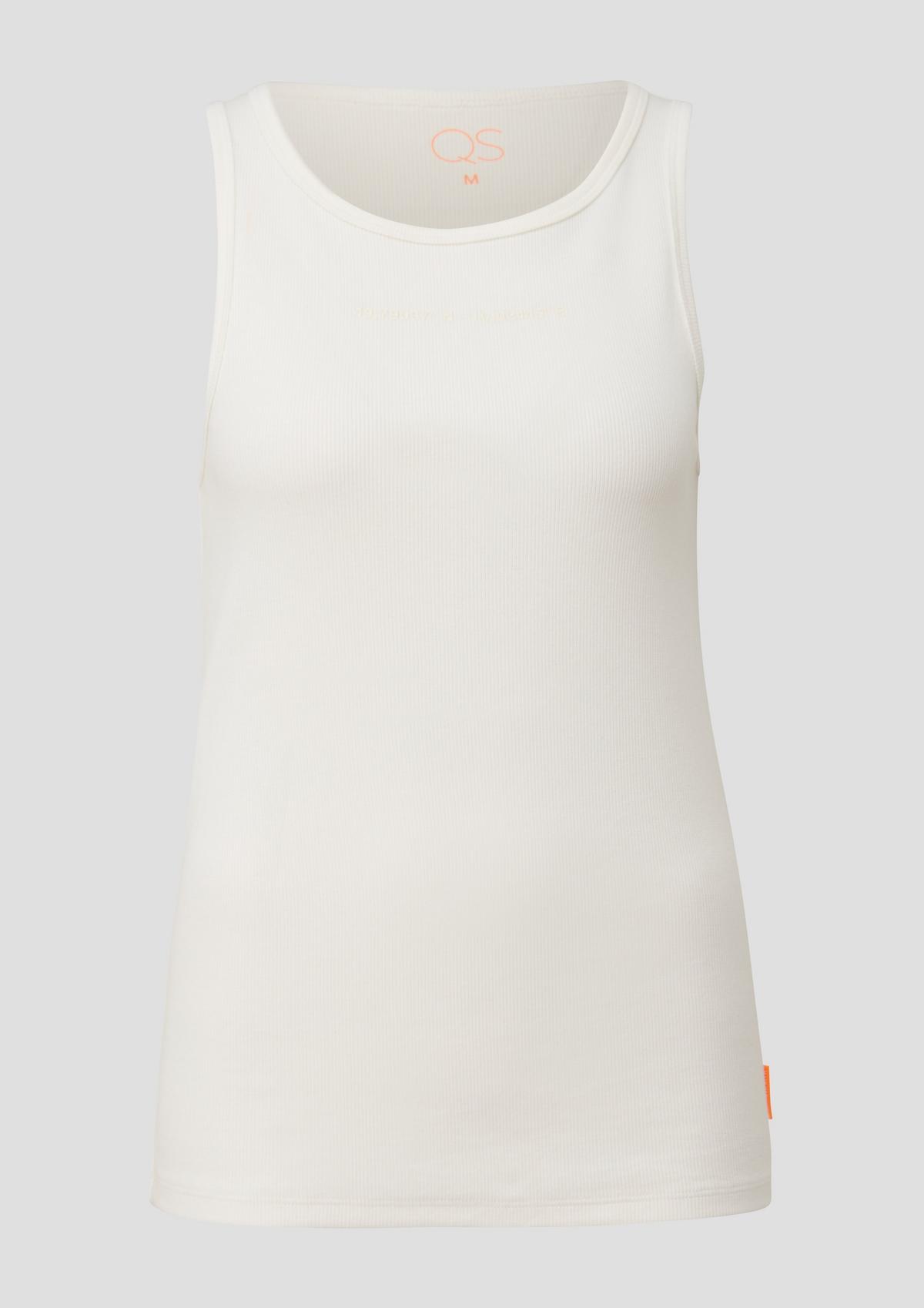 s.Oliver Ribbed tank top