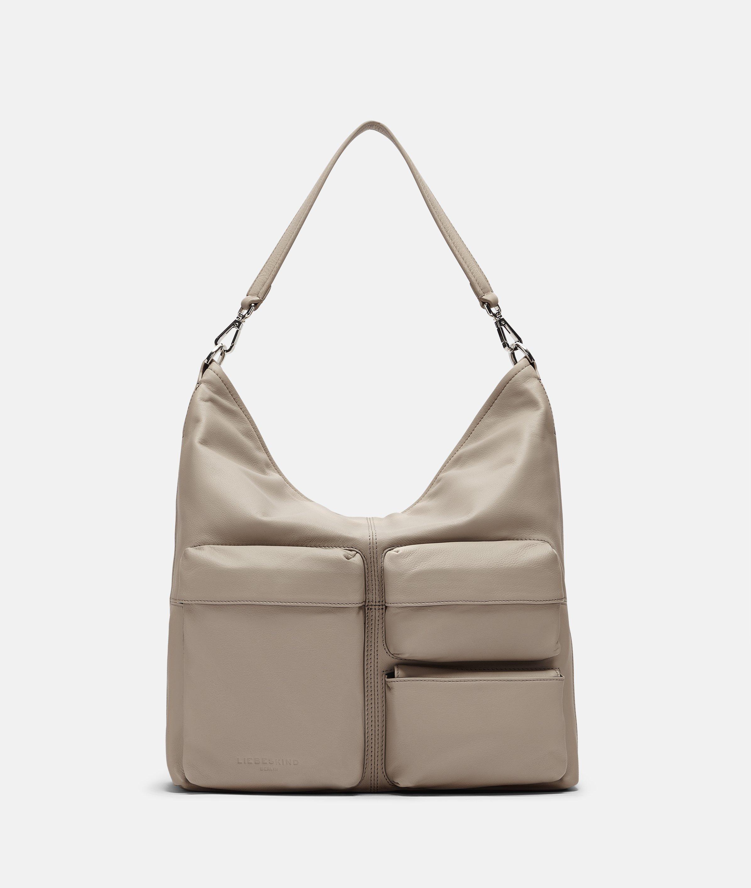 Liebeskind Berlin - Mittelgroße Handtasche aus Leder -  Beige