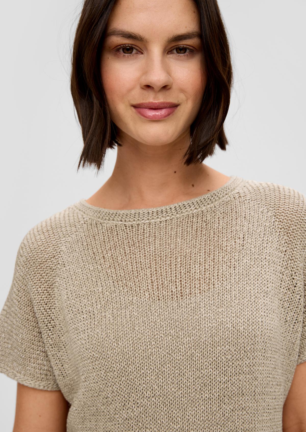 s.Oliver Knitted jumper without sleeves