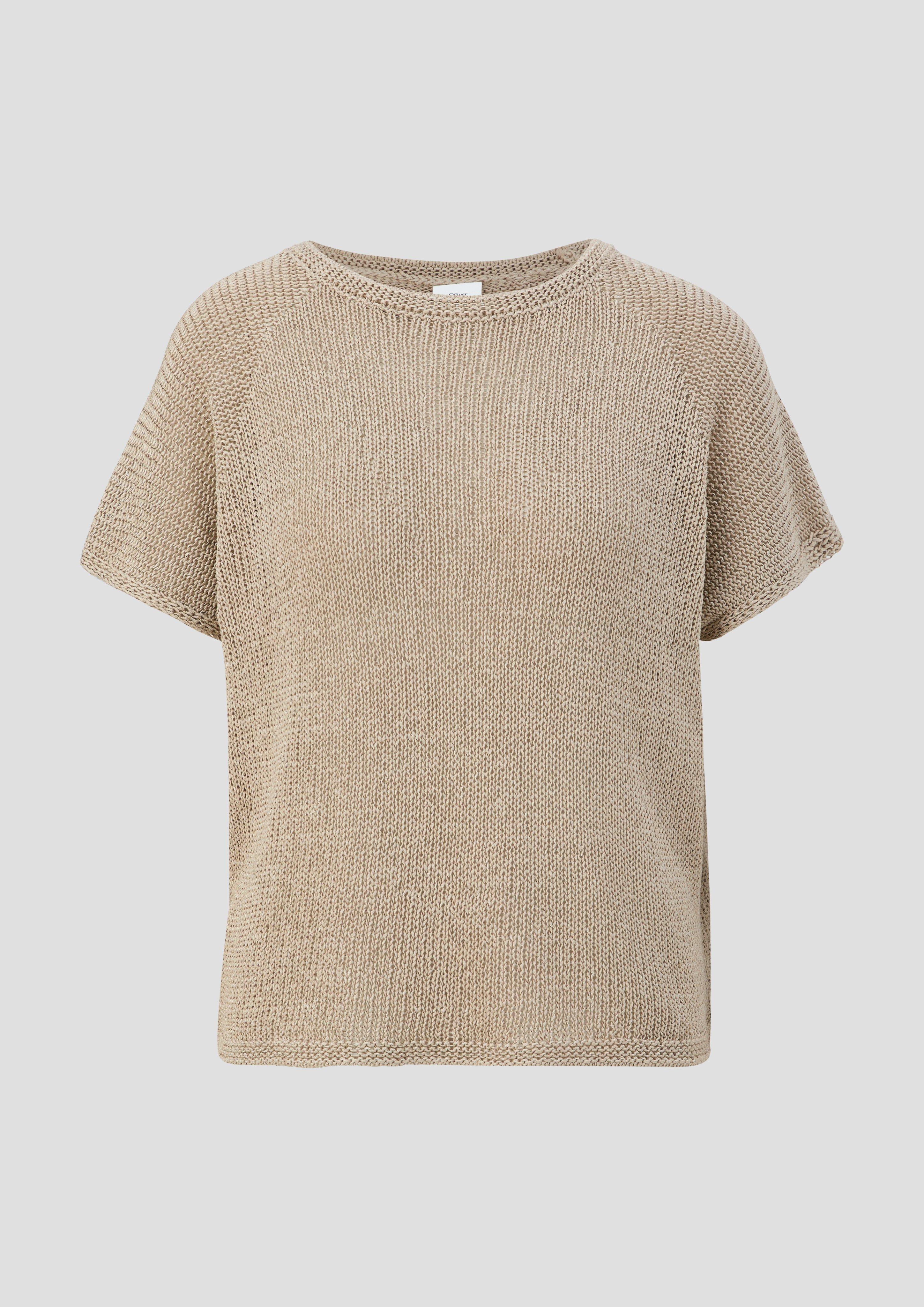 s.Oliver - Strickpullover ohne Ärmel, Damen, Beige