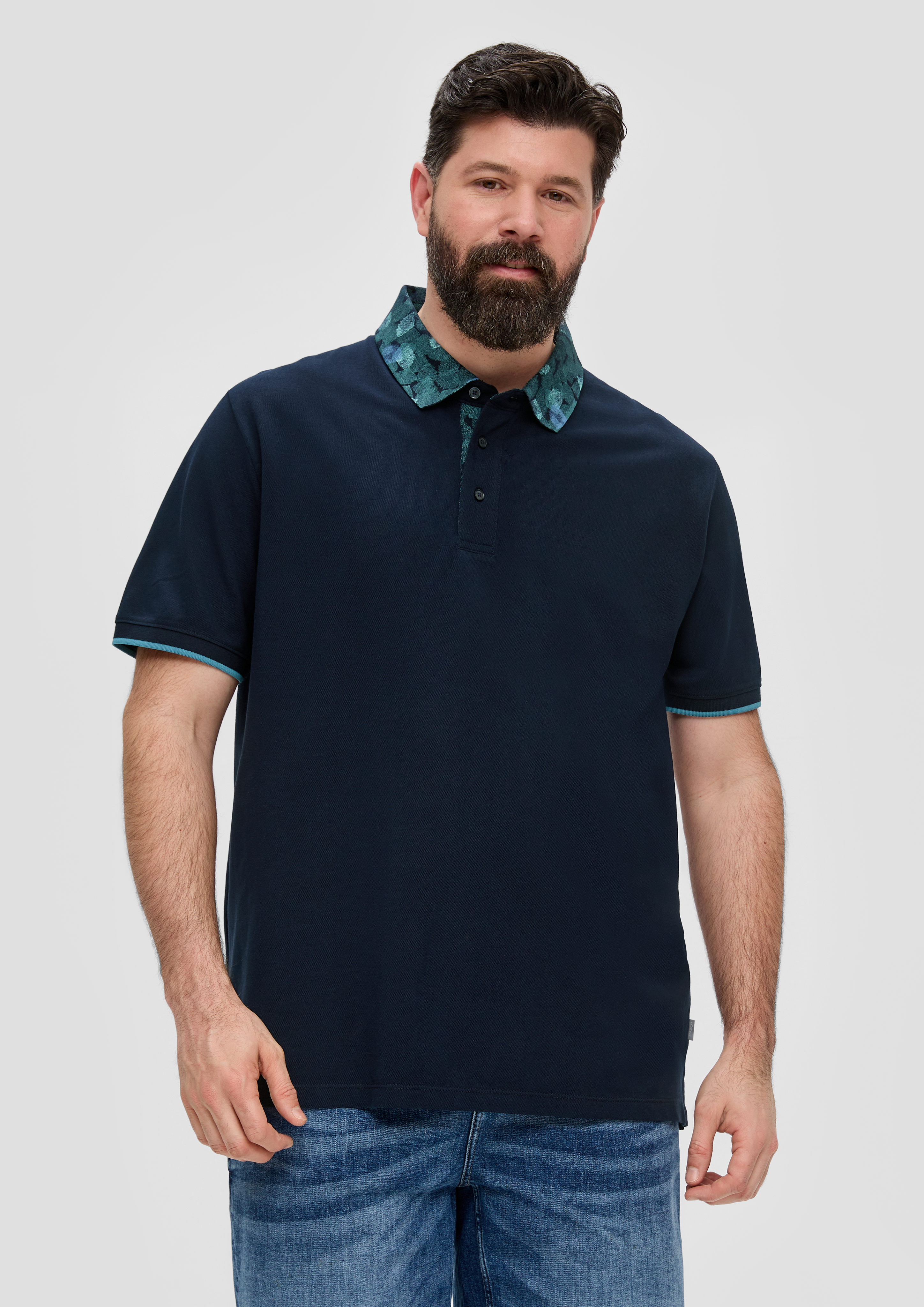 S.Oliver Poloshirt mit Piquéstruktur