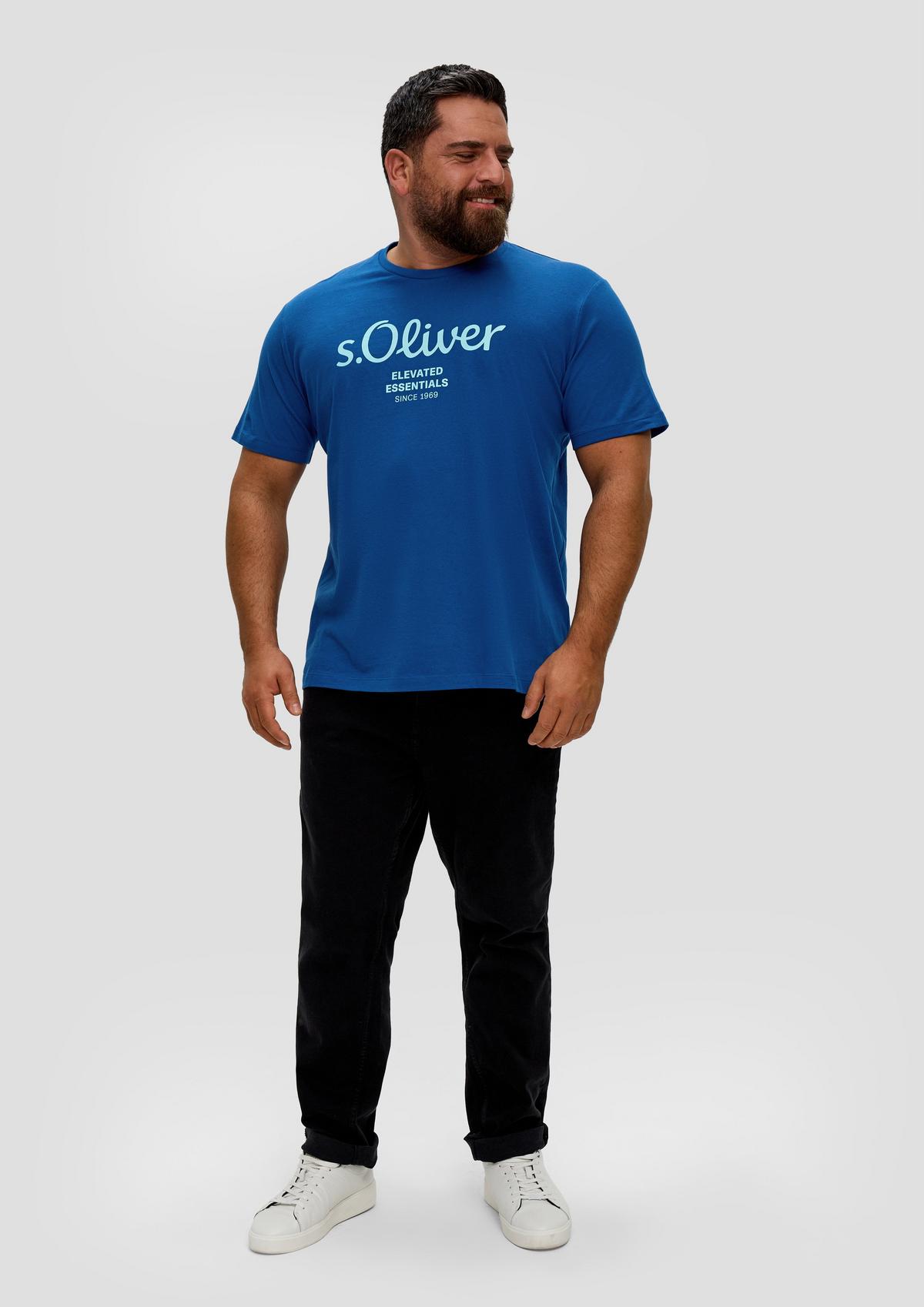 s.Oliver T-shirt à imprimé à l’effigie de la marque