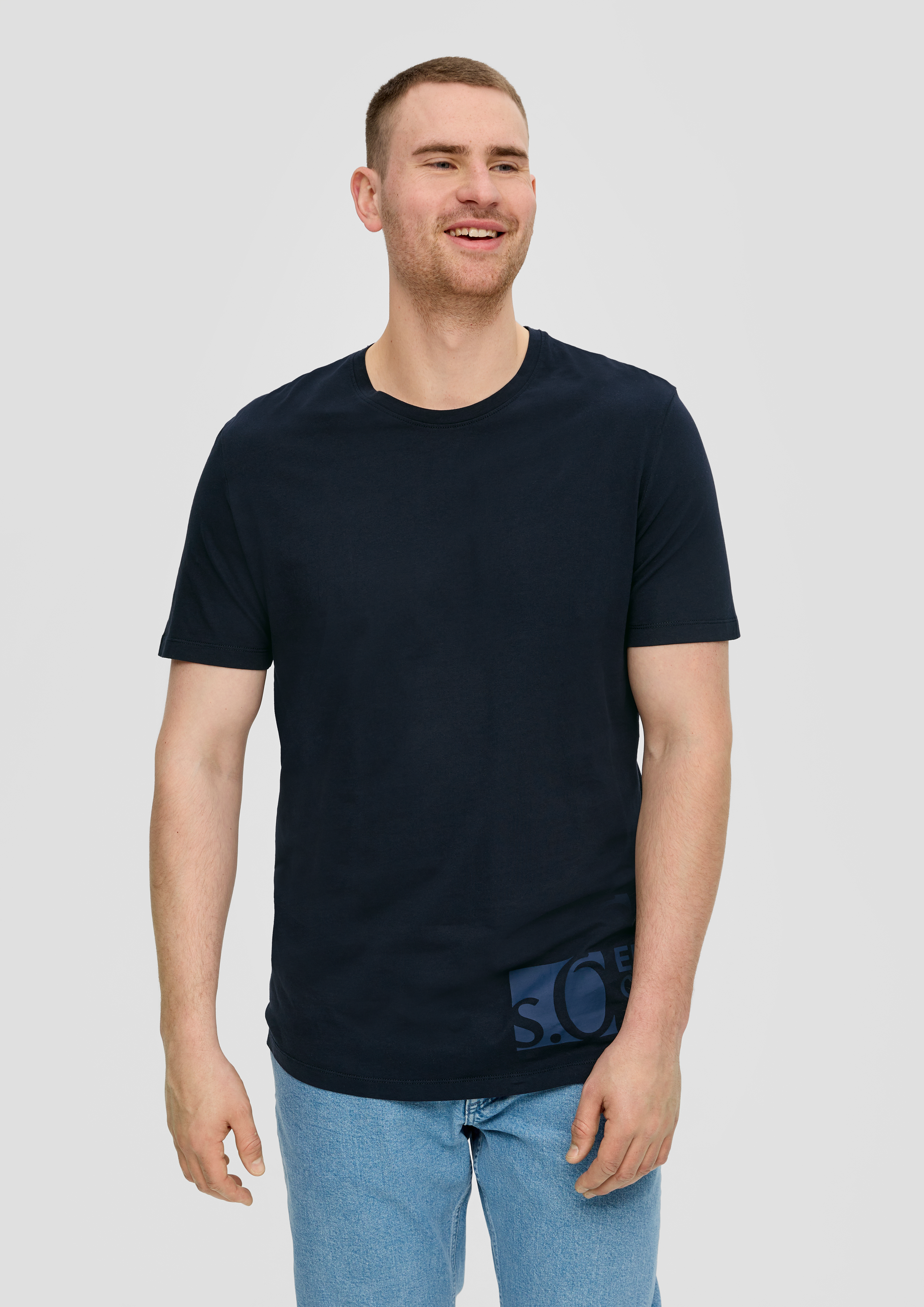 S.Oliver T-Shirt mit Logo-Patch