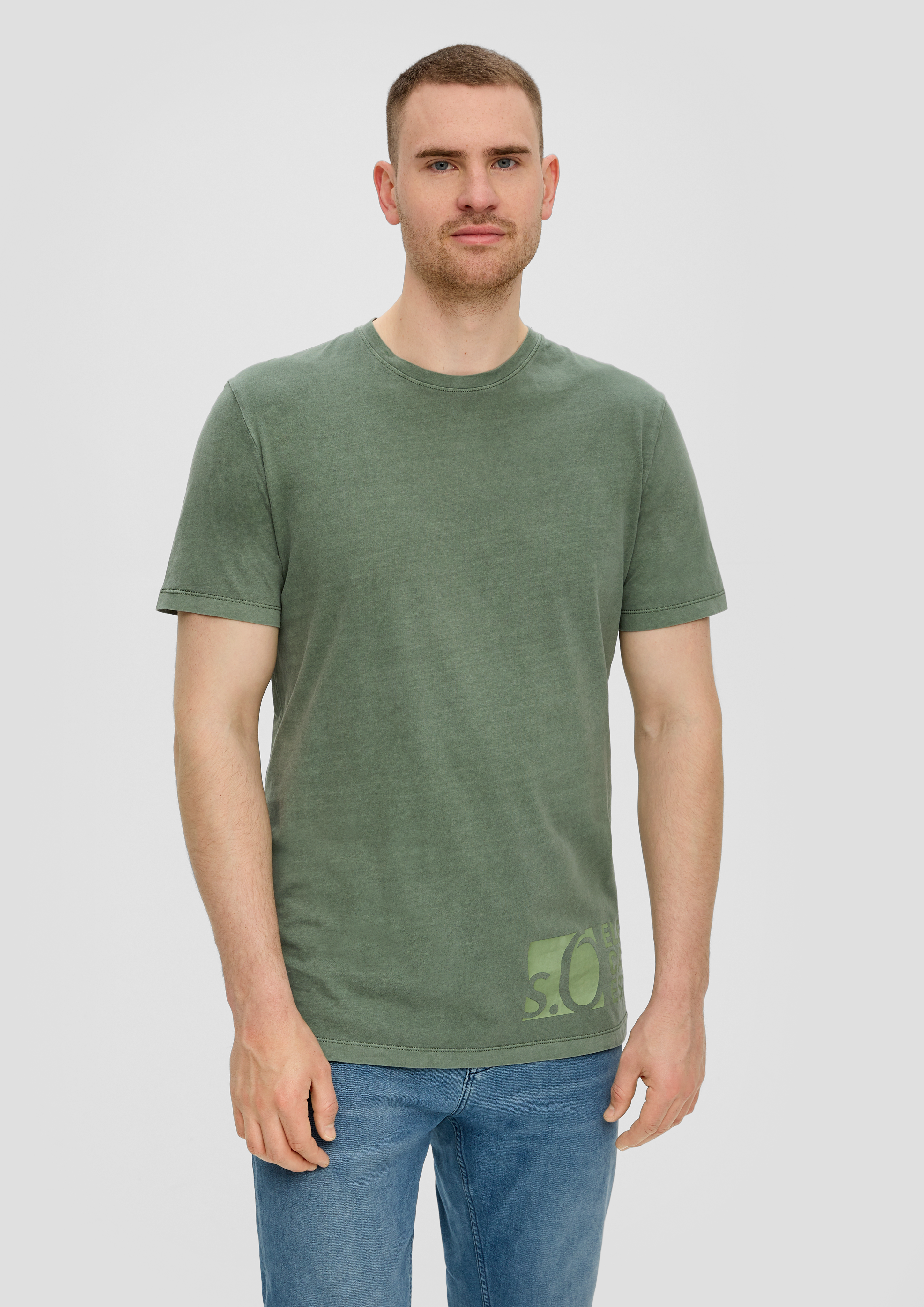 S.Oliver T-Shirt mit Logo-Patch