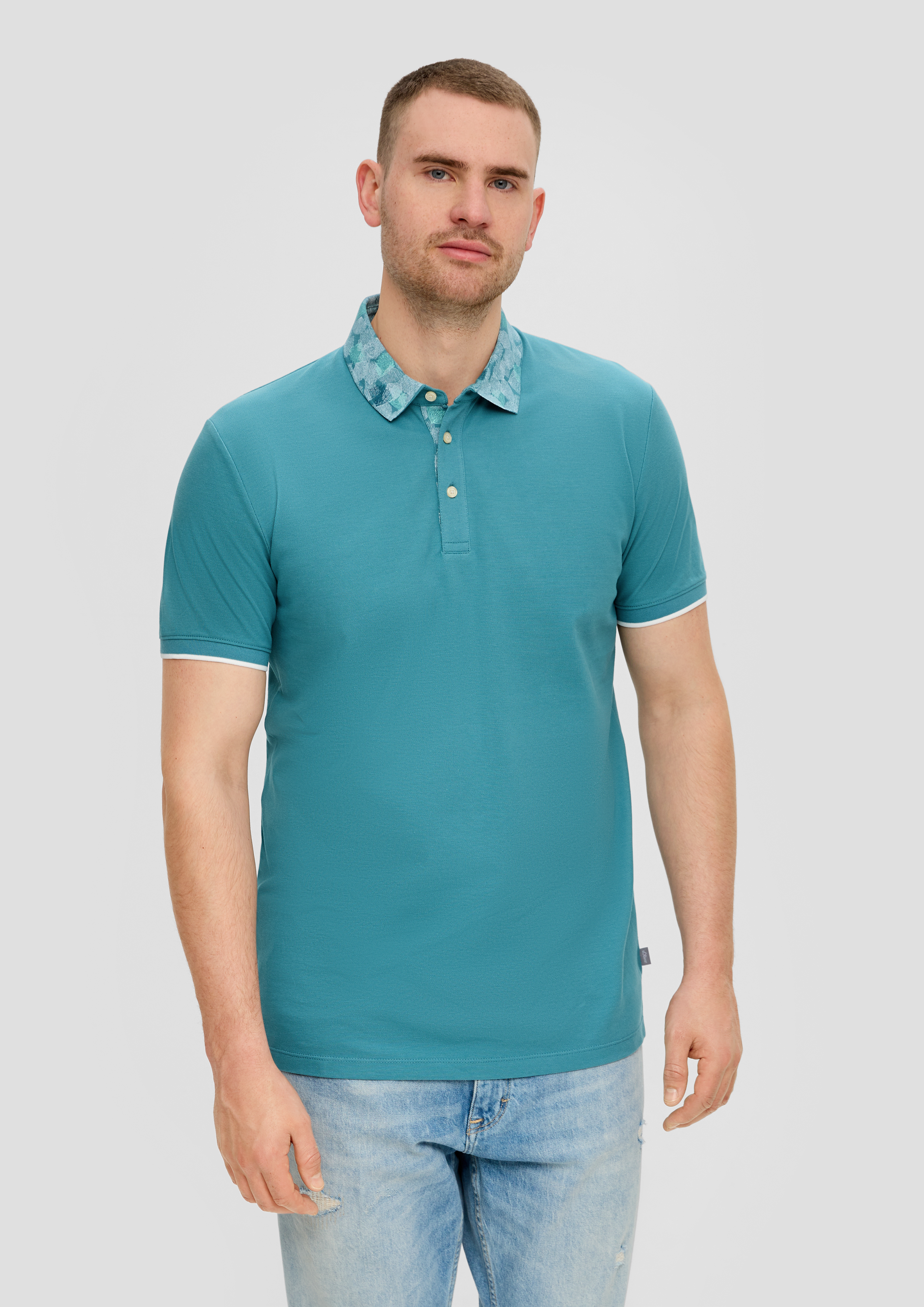 S.Oliver Poloshirt mit Piquéstruktur