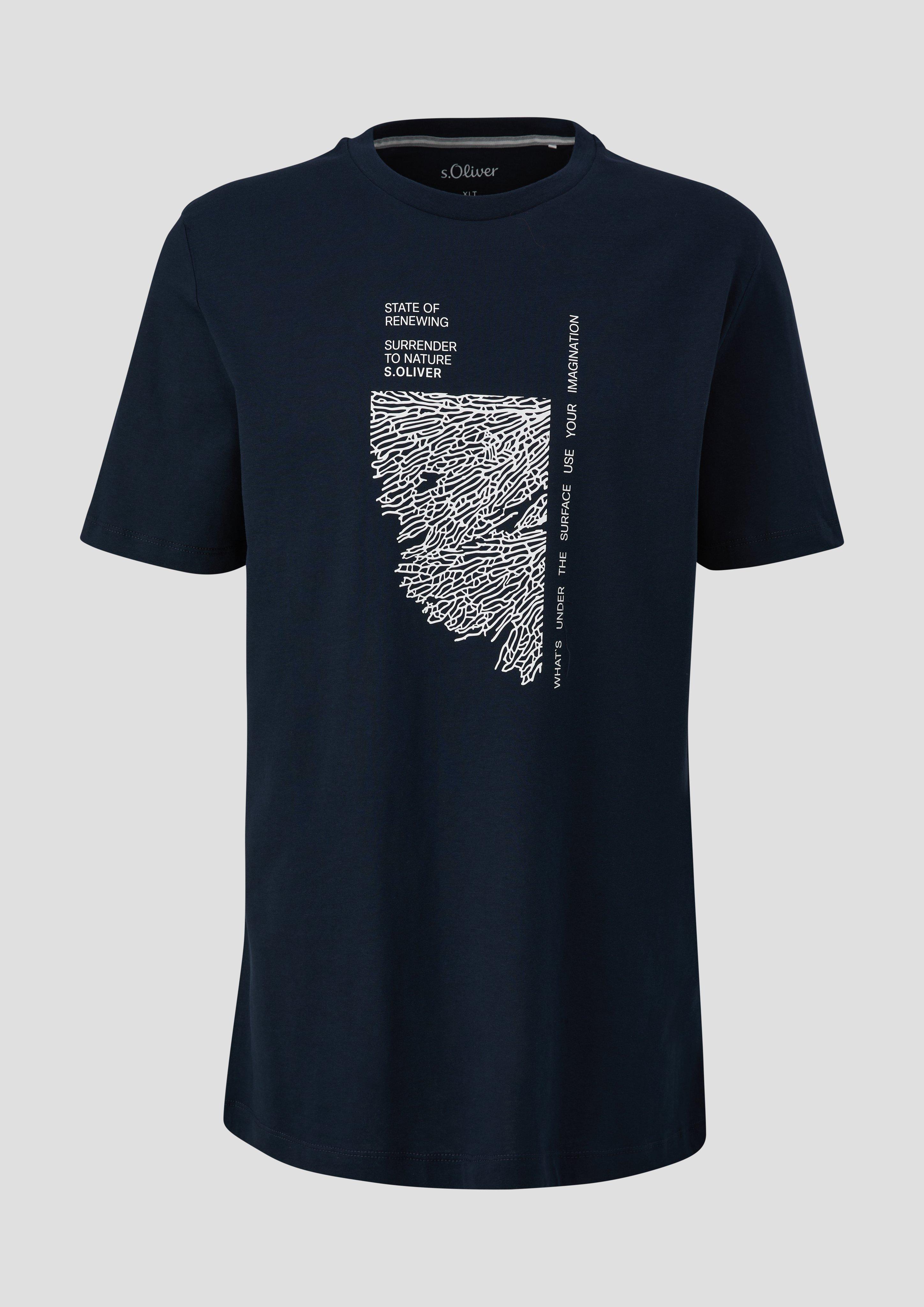 s.Oliver T-Shirt mit Grafik-Print