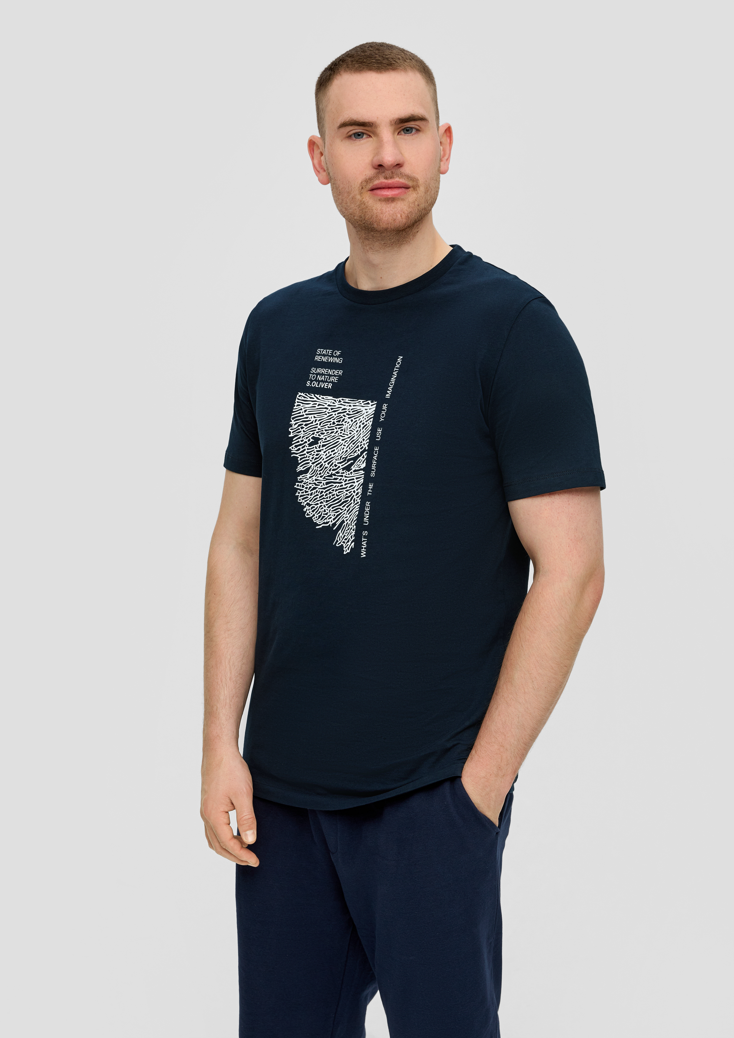 S.Oliver T-Shirt mit Grafik-Print